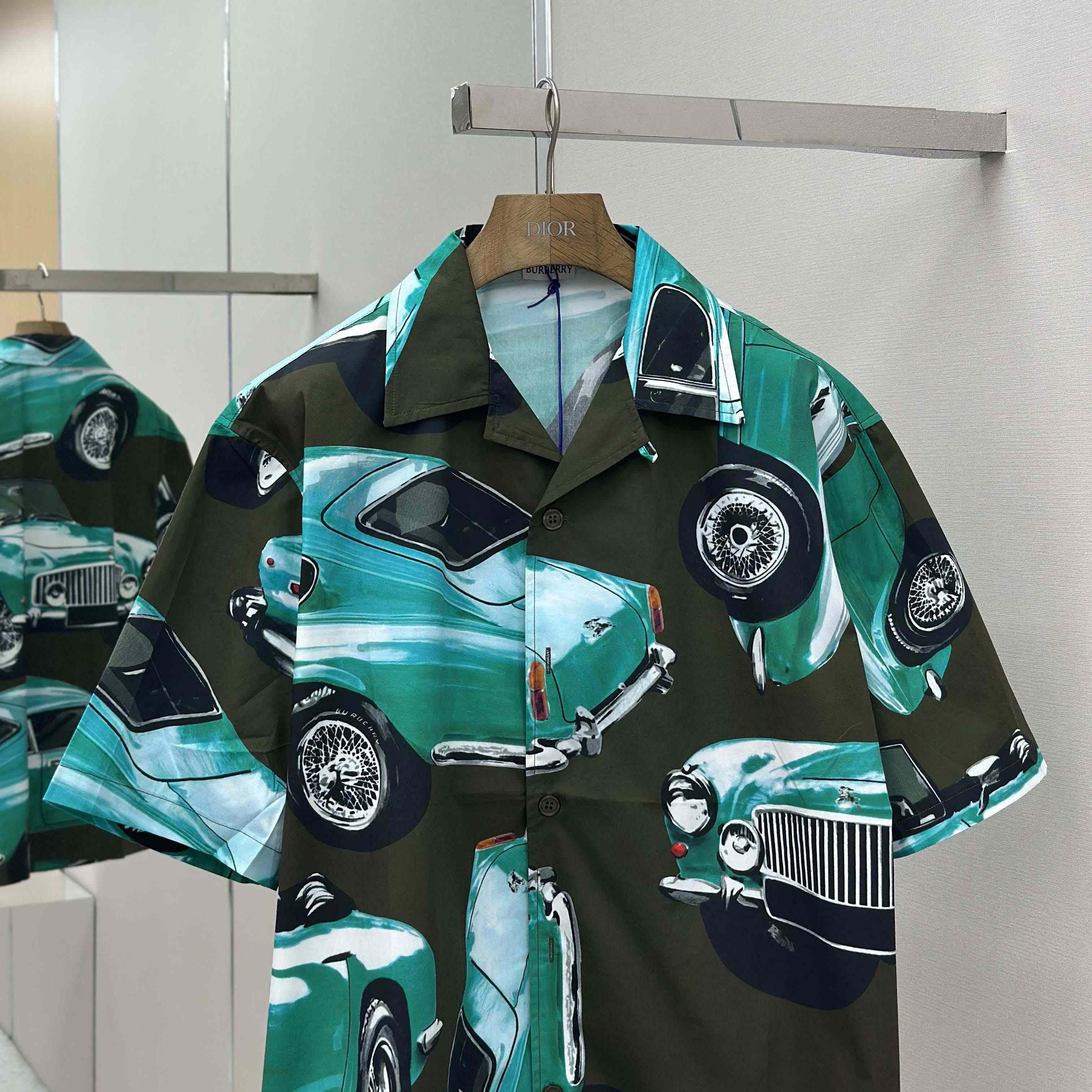Burberry Relaxed Fit Car Cotton Poplin Shirt - FashionPlug