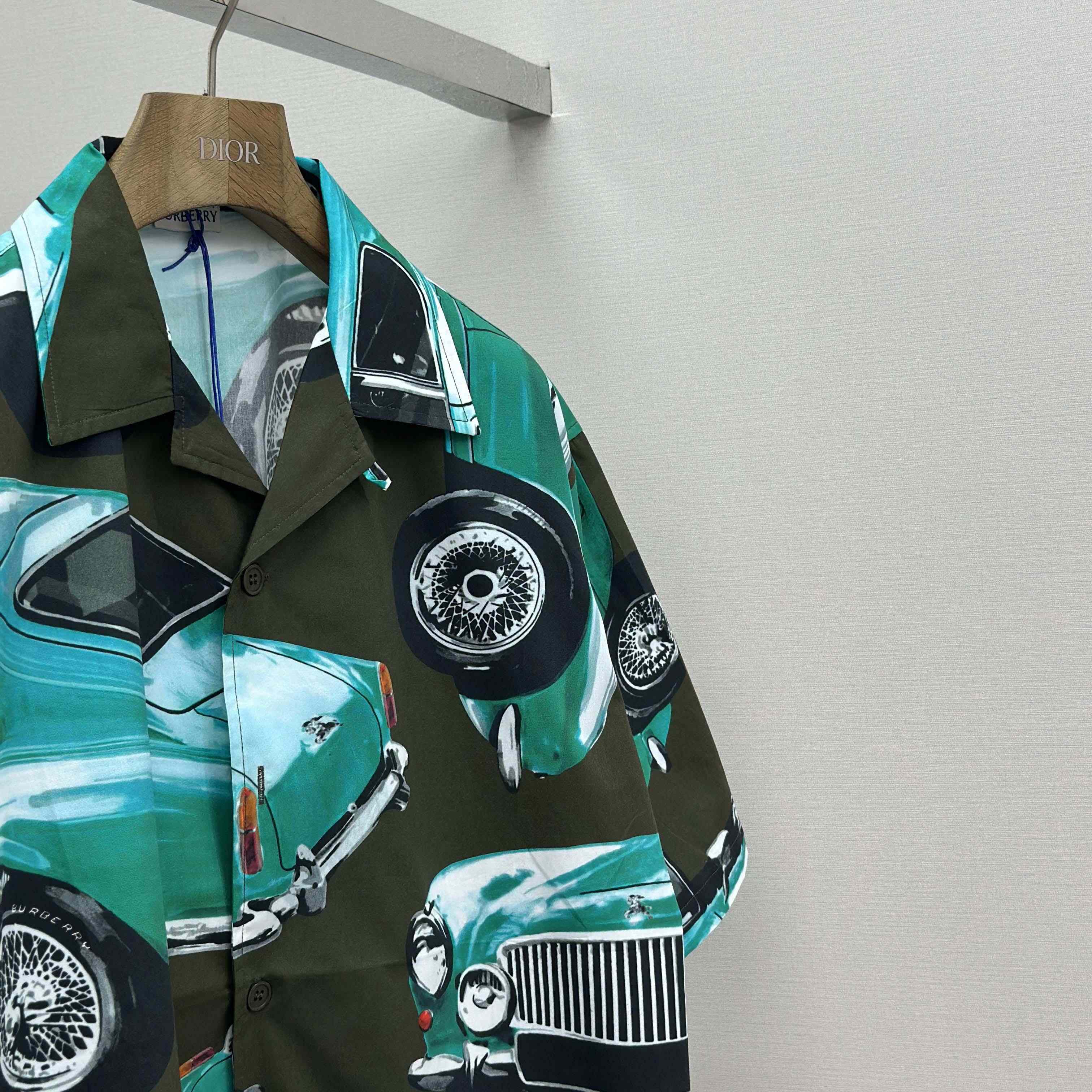 Burberry Relaxed Fit Car Cotton Poplin Shirt - FashionPlug