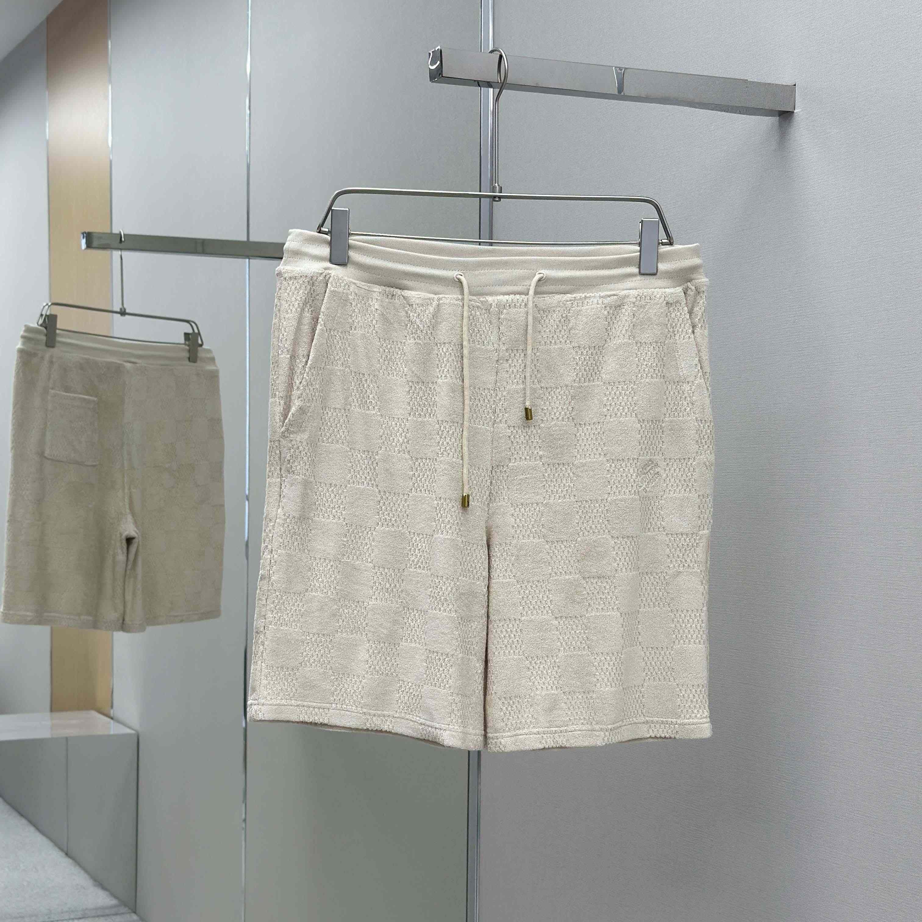 Louis Vuitton Damier French Terry Shorts   1AHUVJ - FashionPlug