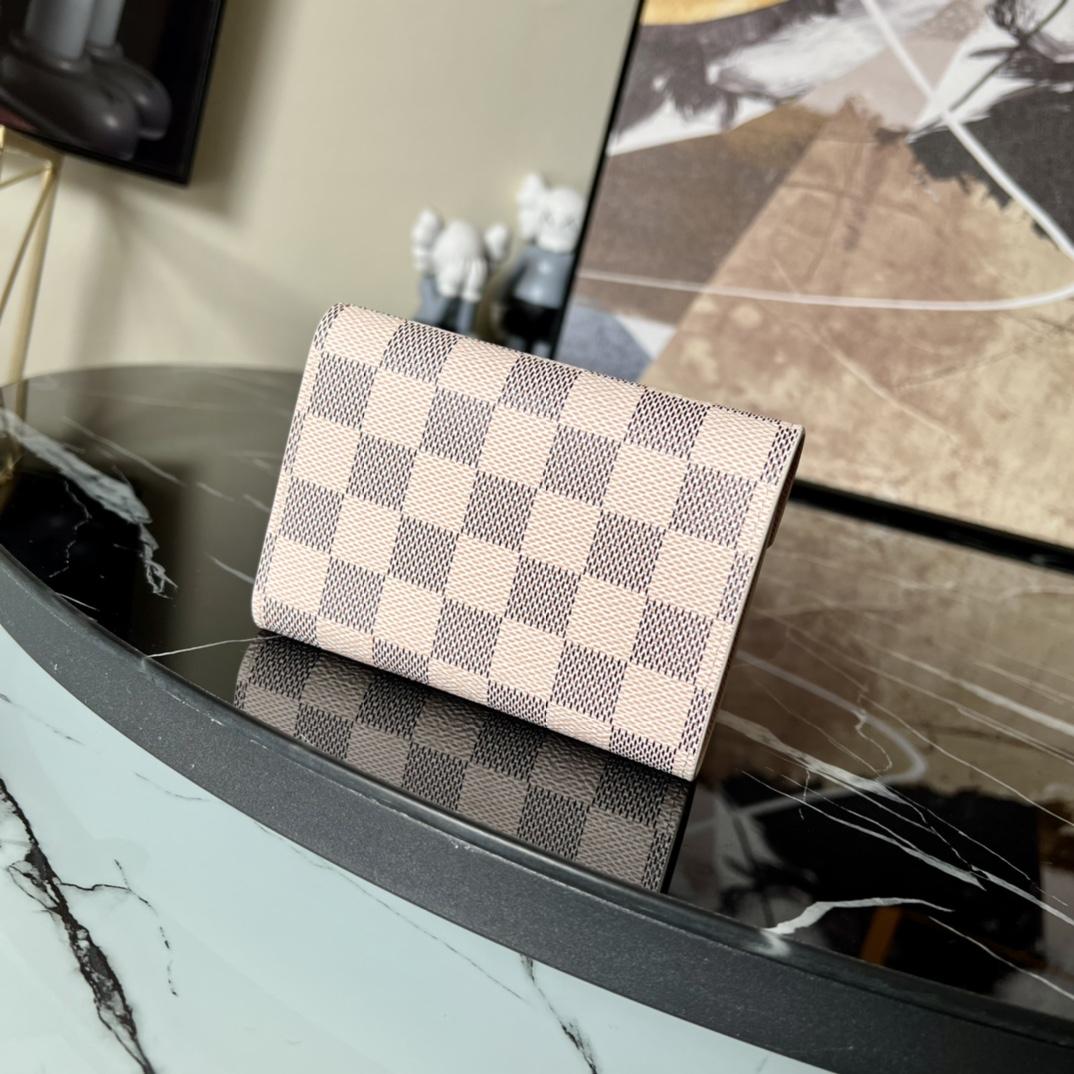 Louis Vuitton Victorine Wallet Damier Azur Canvas  N64022 - FashionPlug