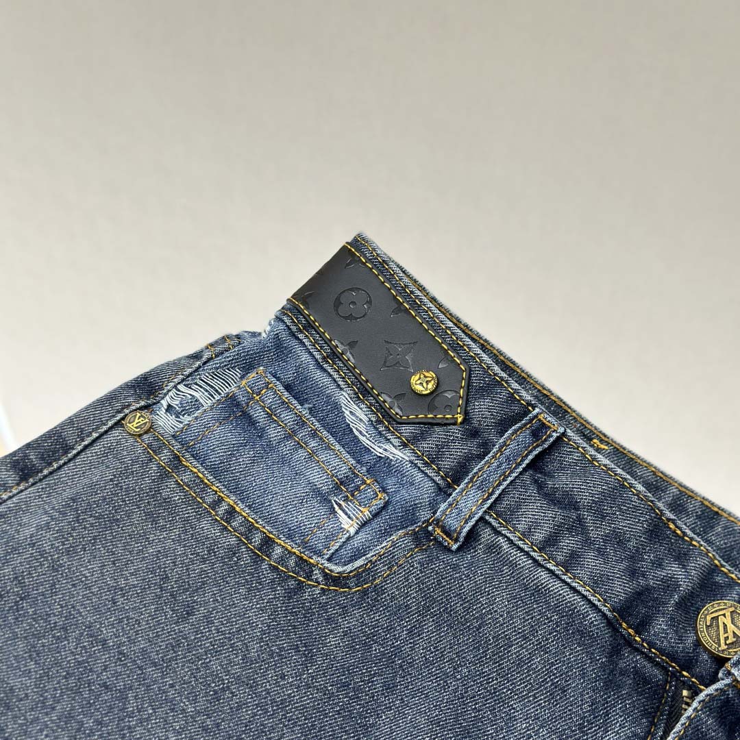 Louis Vuitton Denim Shorts - FashionPlug