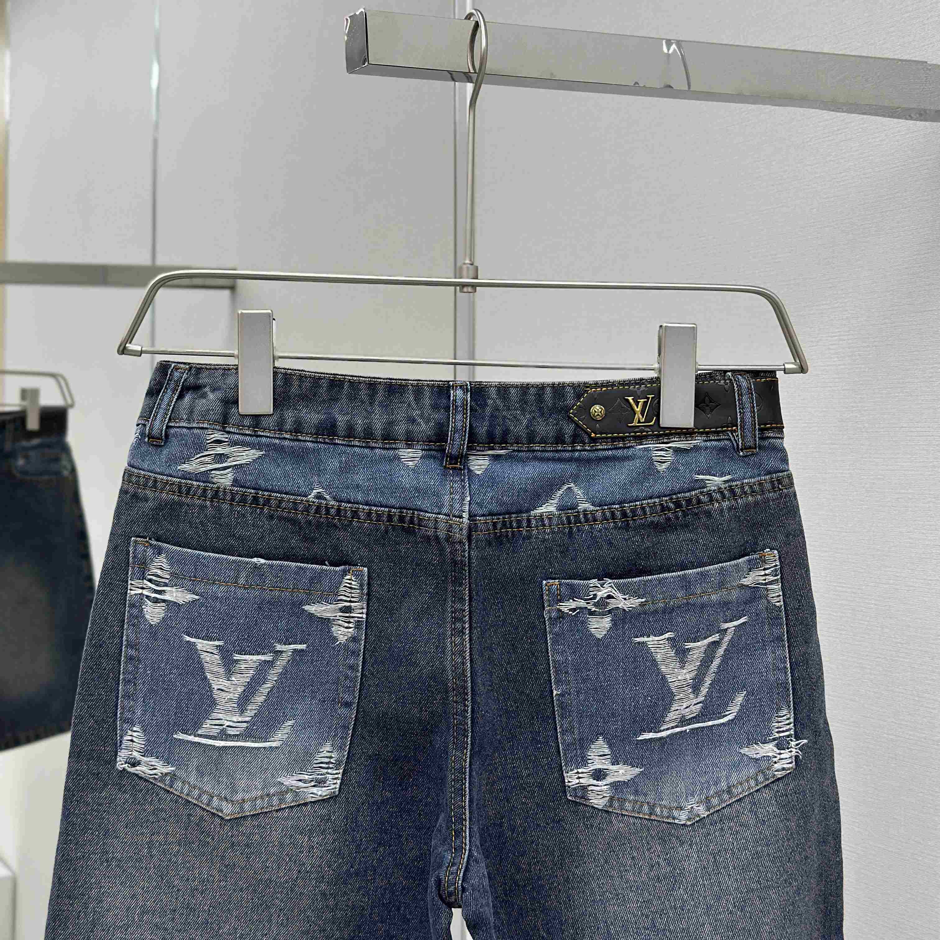 Louis Vuitton Denim Shorts - FashionPlug