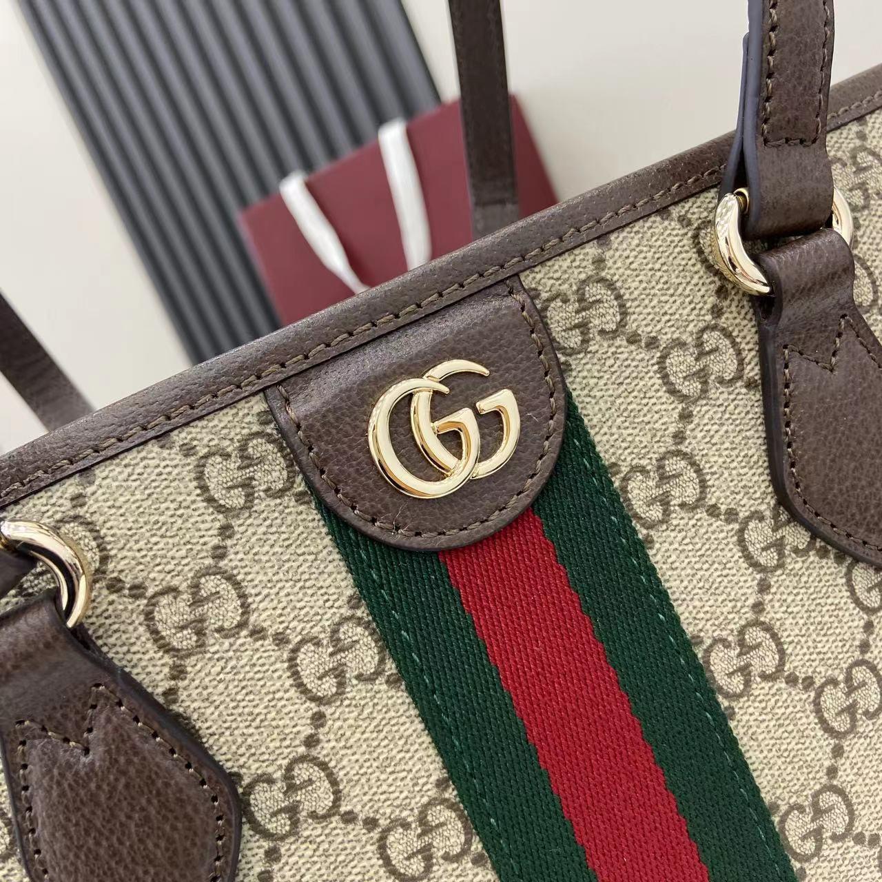 Gucci Ophidia Medium Tote Bag - FashionPlug