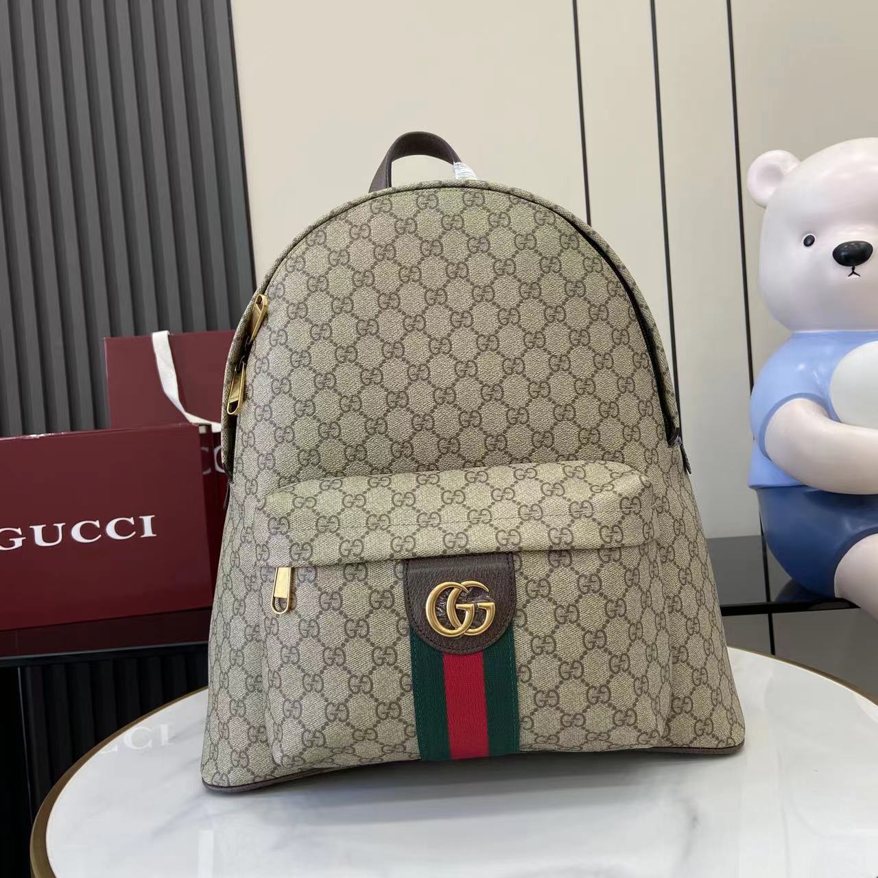 Gucci Ophidia Medium Backpack - FashionPlug