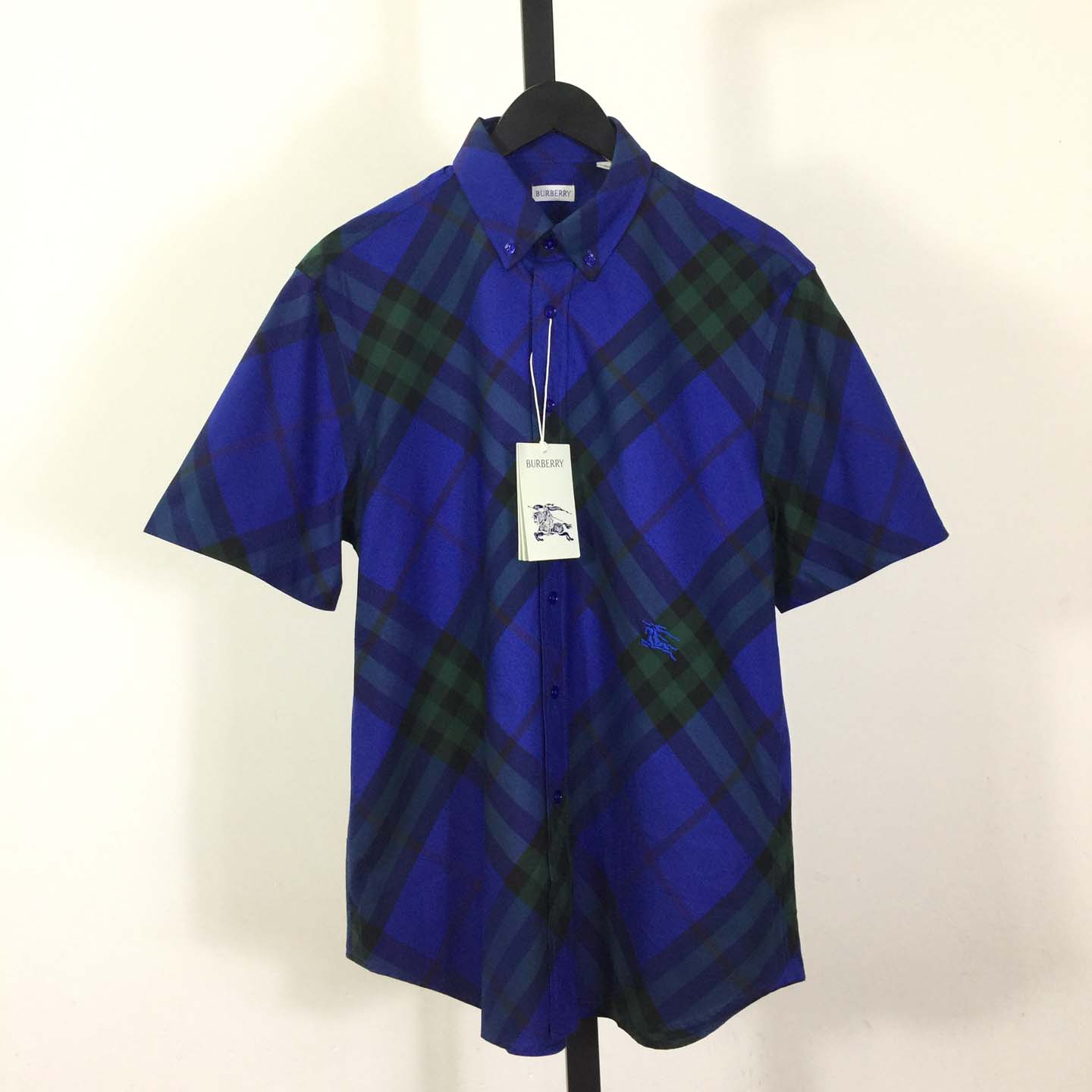 Burberry Men's Check cotton shirt - FashionPlug