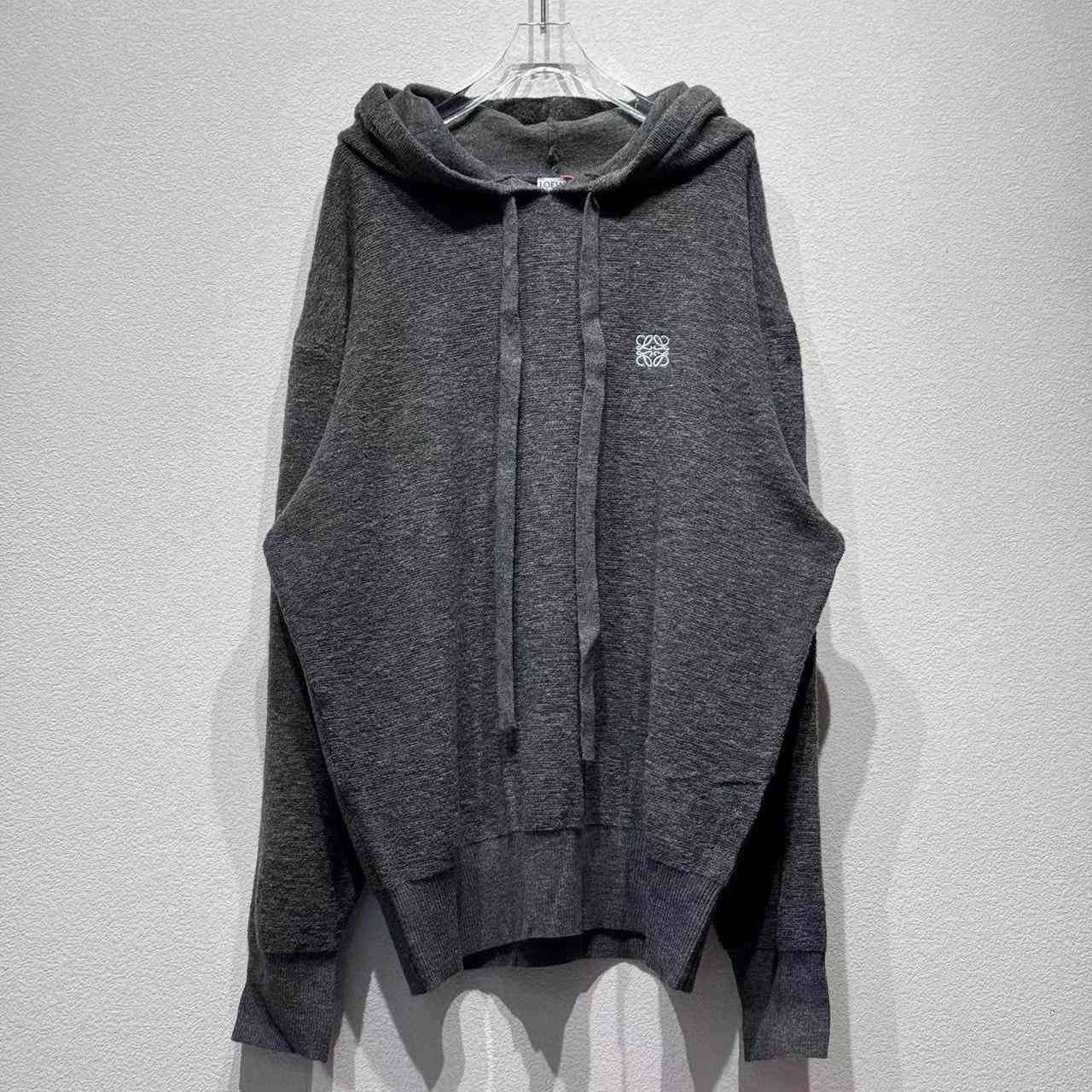 Loewe Hoodie In Wool - FashionPlug
