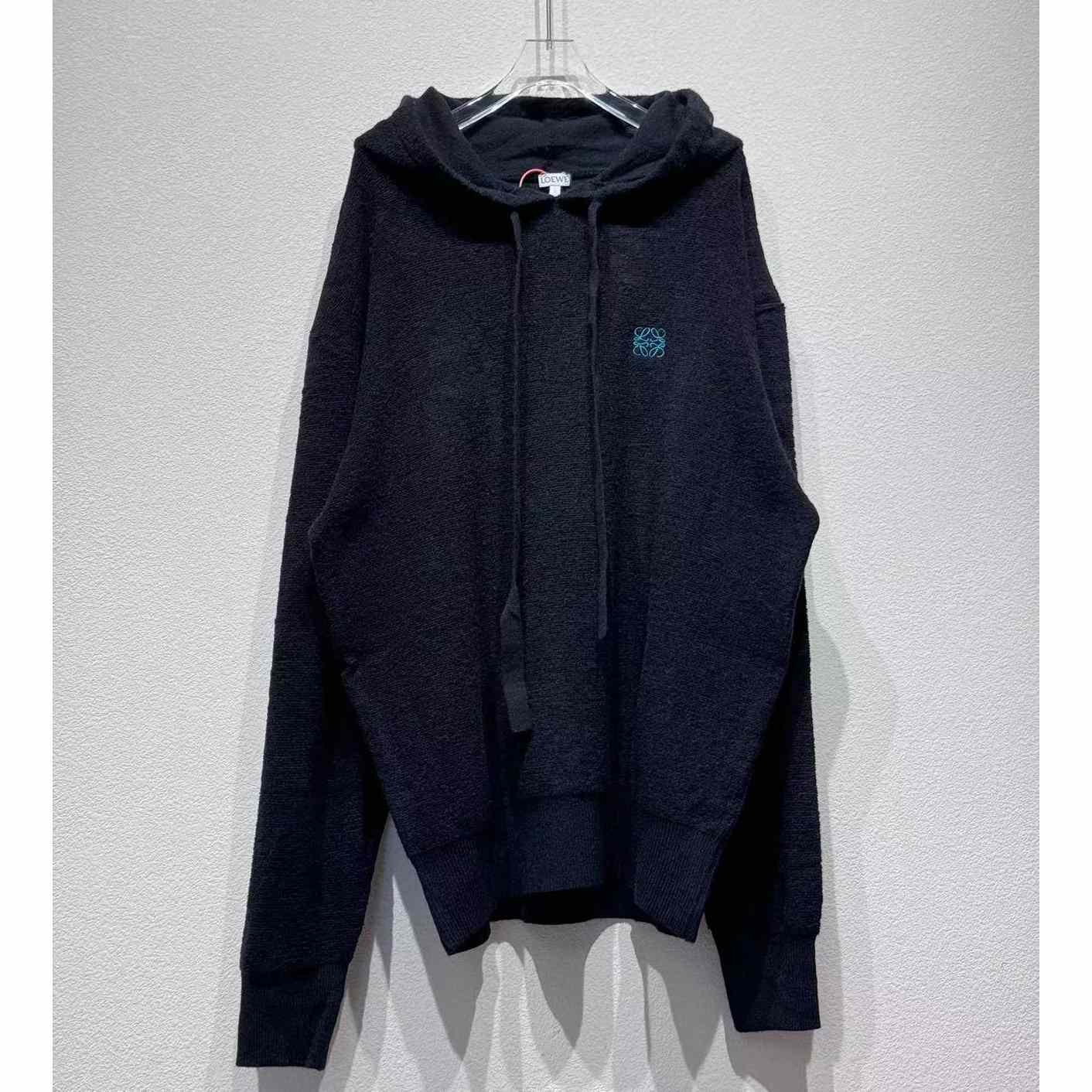 Loewe Hoodie In Wool - FashionPlug