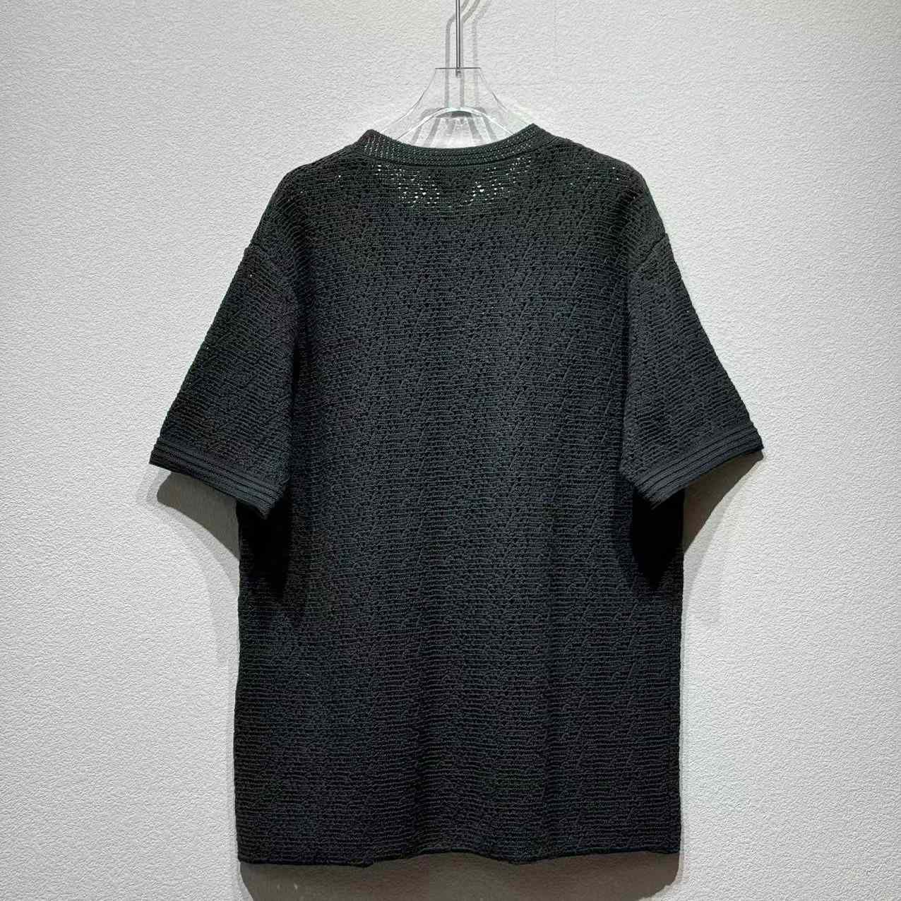 Bottega Veneta Men's Crochet Knit Tee - FashionPlug