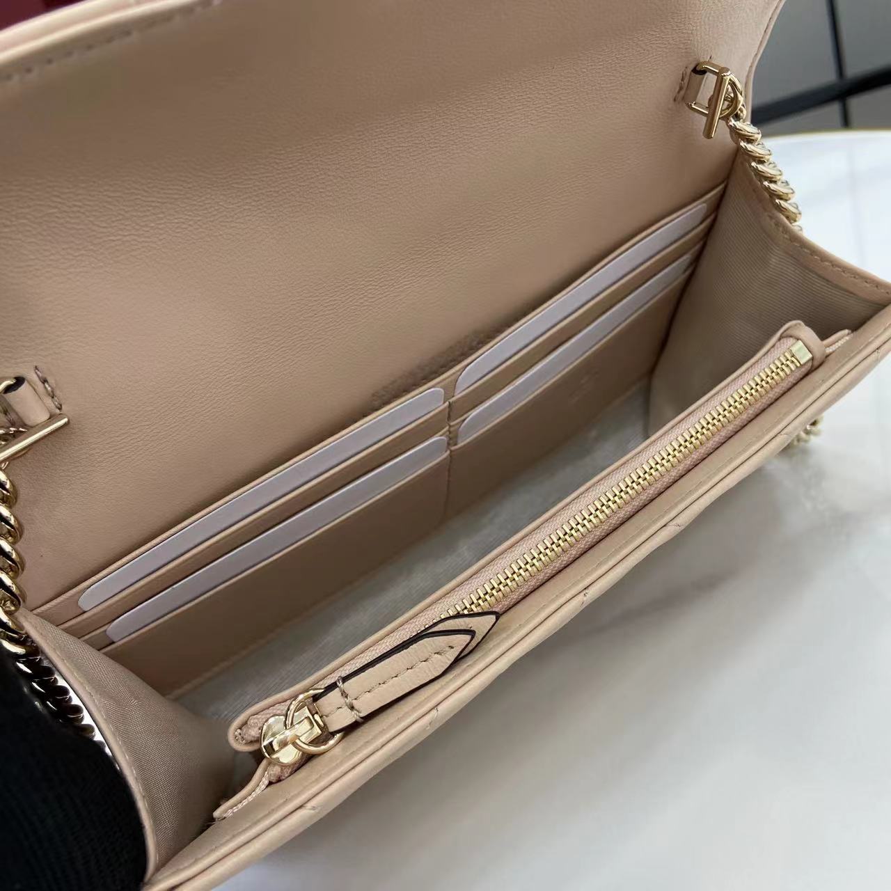 Gucci GG Marmont Wallet On Chain - FashionPlug