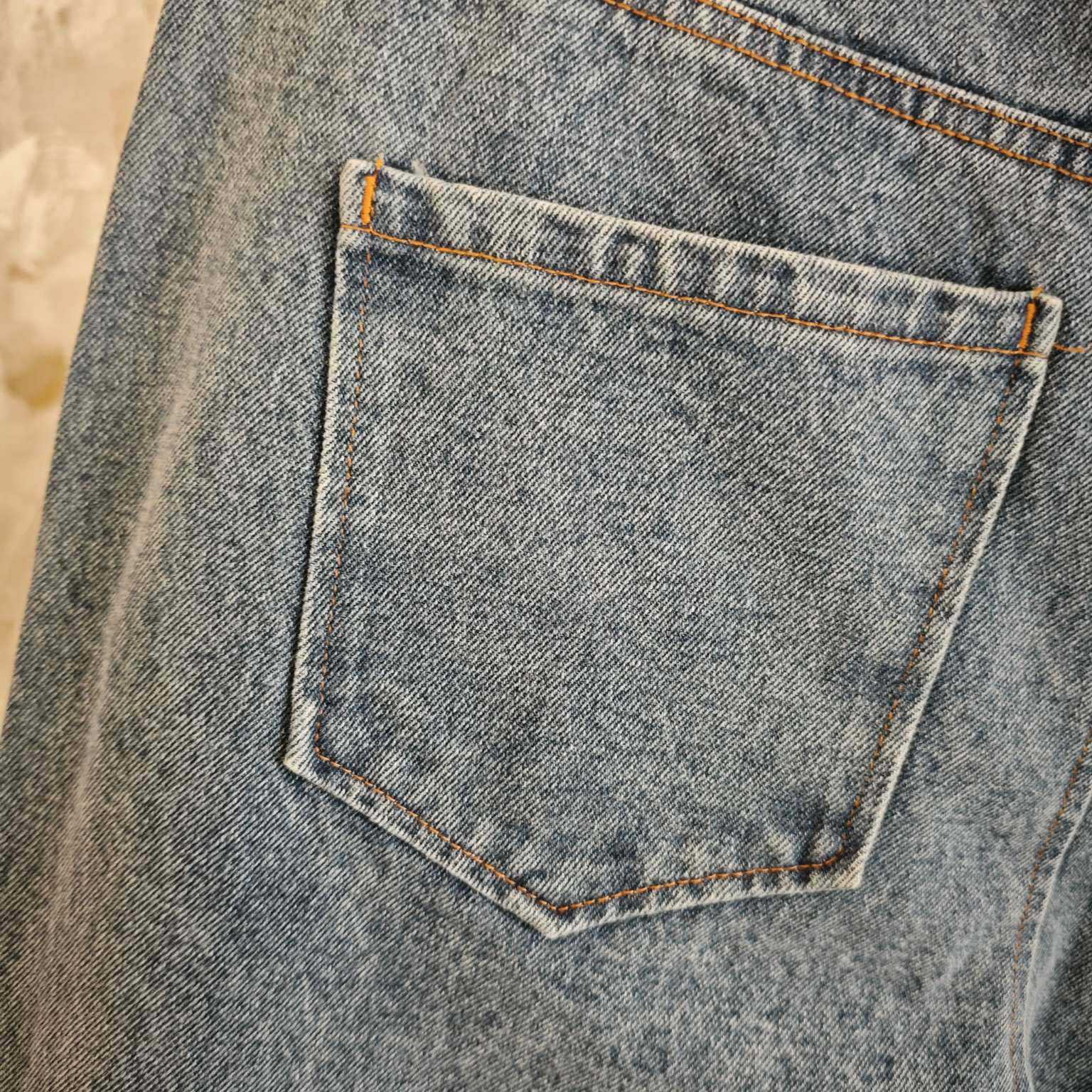 Loewe Anagram Shorts In Denim - FashionPlug