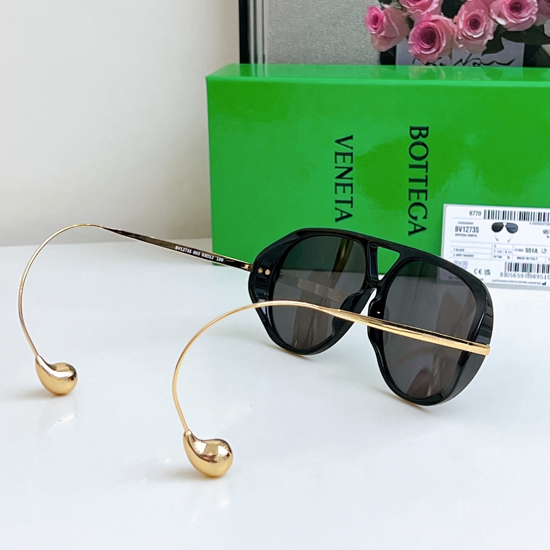 Bottega Veneta Drop Aviator Sunglasses  BV1273S - FashionPlug