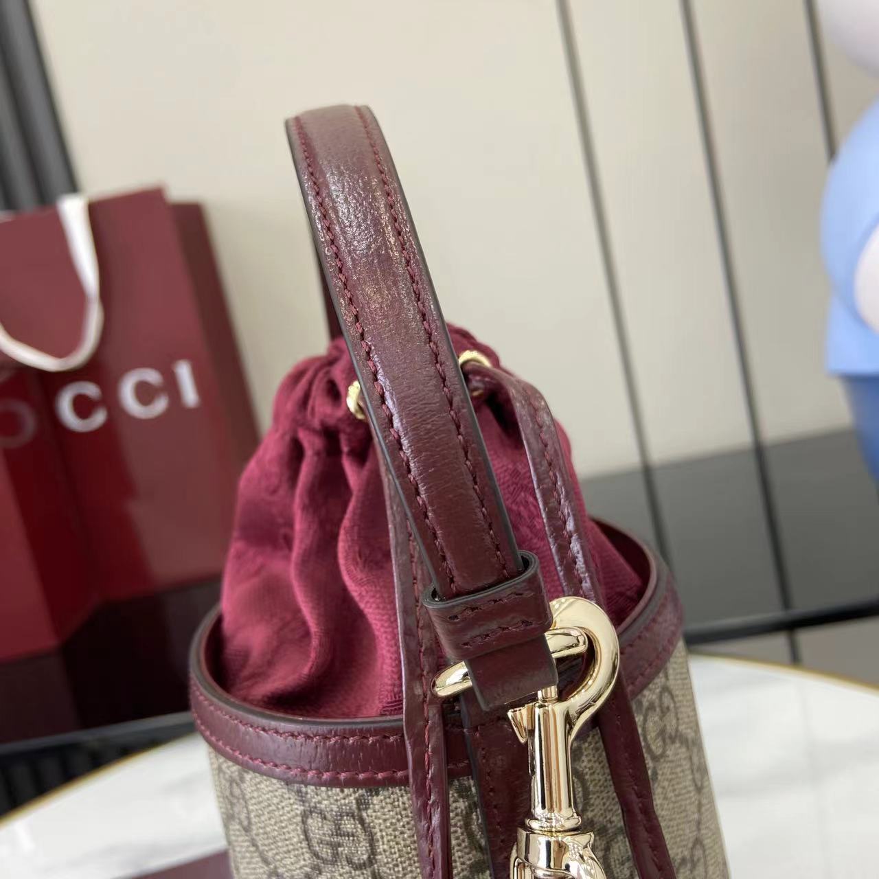 Gucci Ophidia Mini Bucket Bag   - FashionPlug