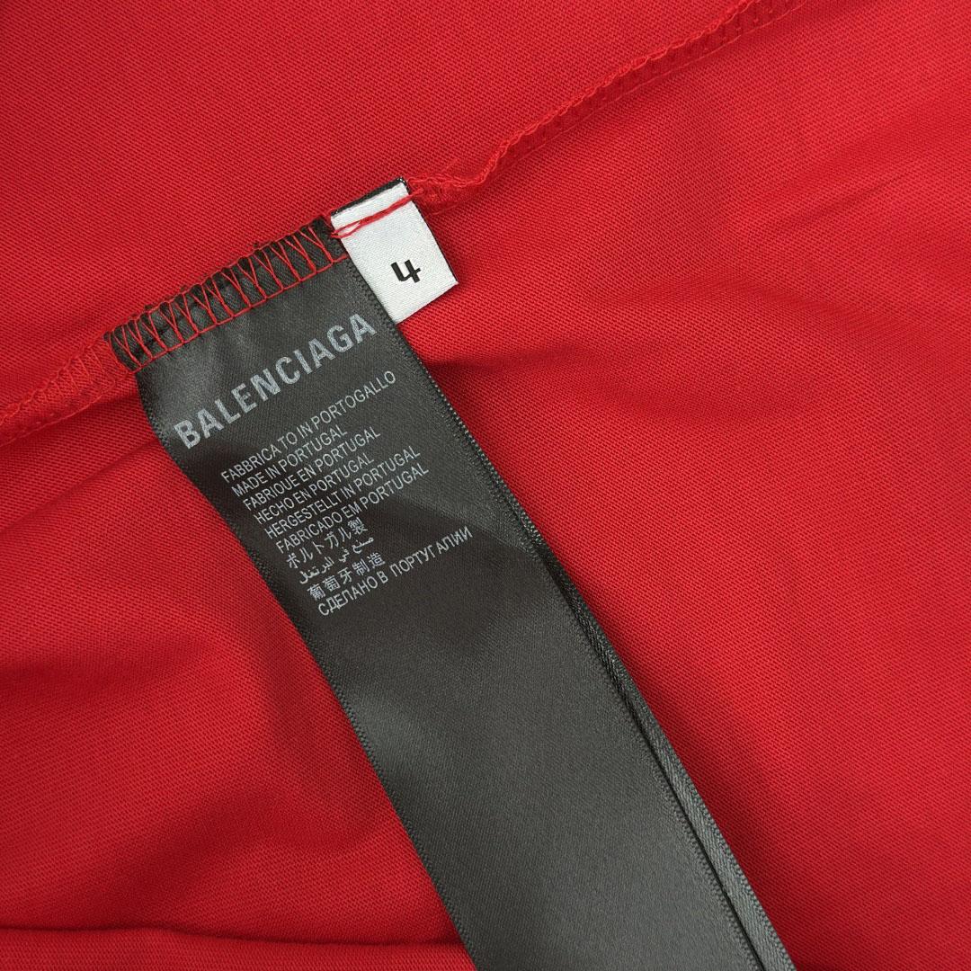 Balenciaga I PUMA Oversized T-Shirt in Red Dry Jersey - FashionPlug