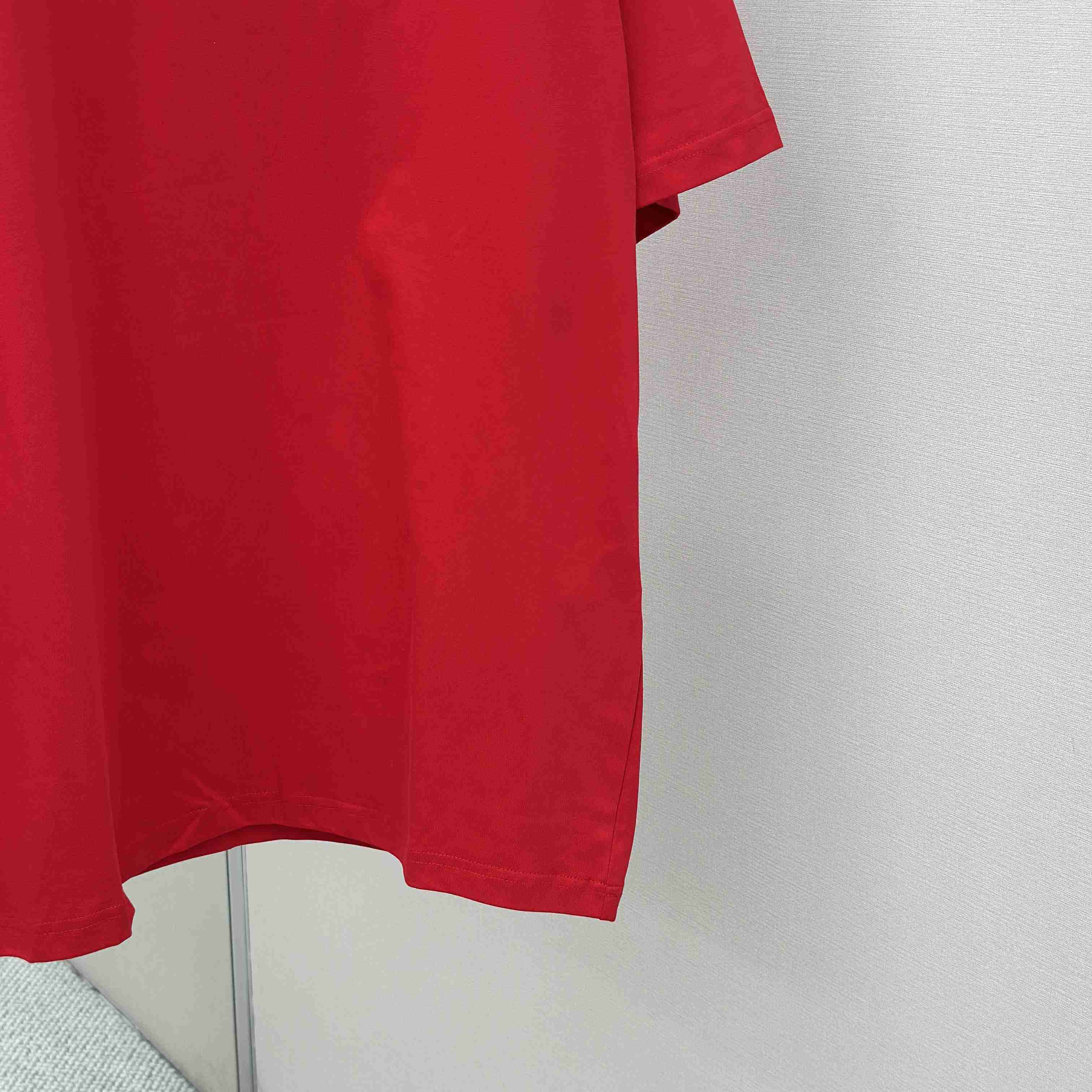 Balenciaga I PUMA Oversized T-Shirt in Red Dry Jersey - FashionPlug
