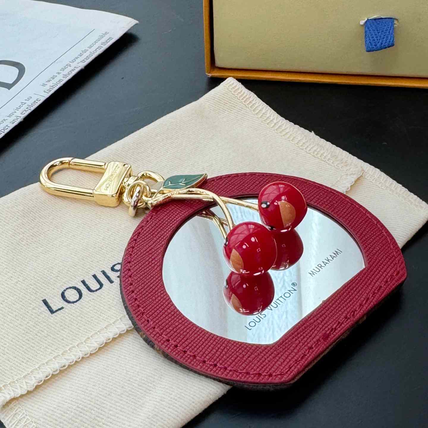 Louis Vuitton LV x TM Cerise LV Mini Mirror Bag Charm   M02830 - FashionPlug
