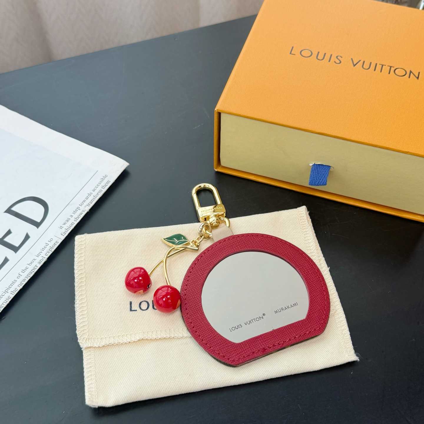 Louis Vuitton LV x TM Cerise LV Mini Mirror Bag Charm   M02830 - FashionPlug