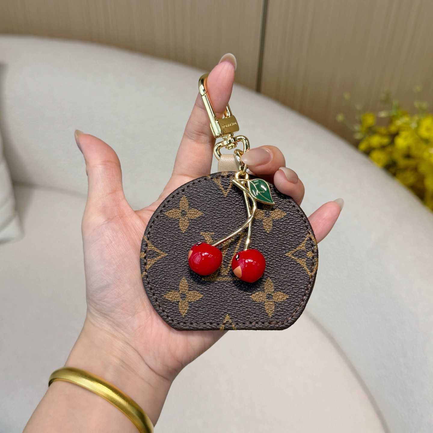 Louis Vuitton LV x TM Cerise LV Mini Mirror Bag Charm   M02830 - FashionPlug