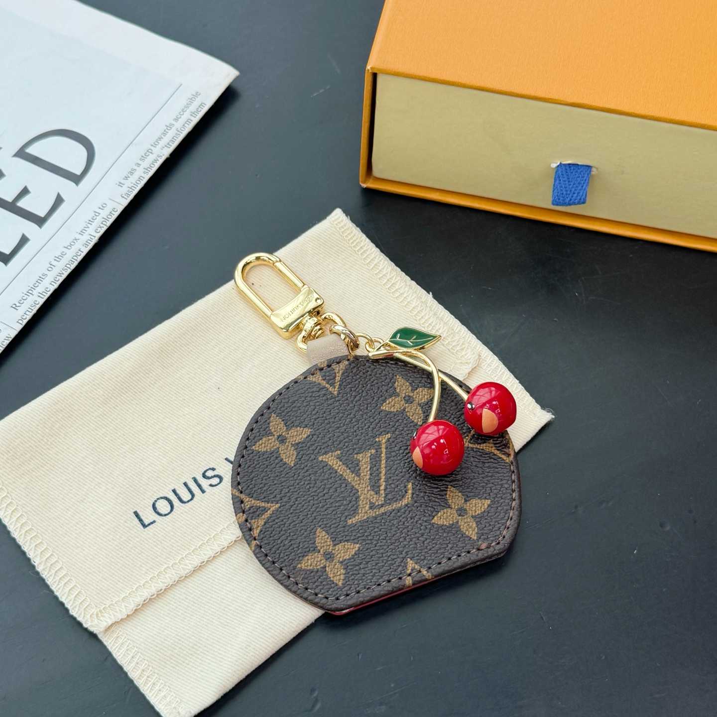 Louis Vuitton LV x TM Cerise LV Mini Mirror Bag Charm   M02830 - FashionPlug