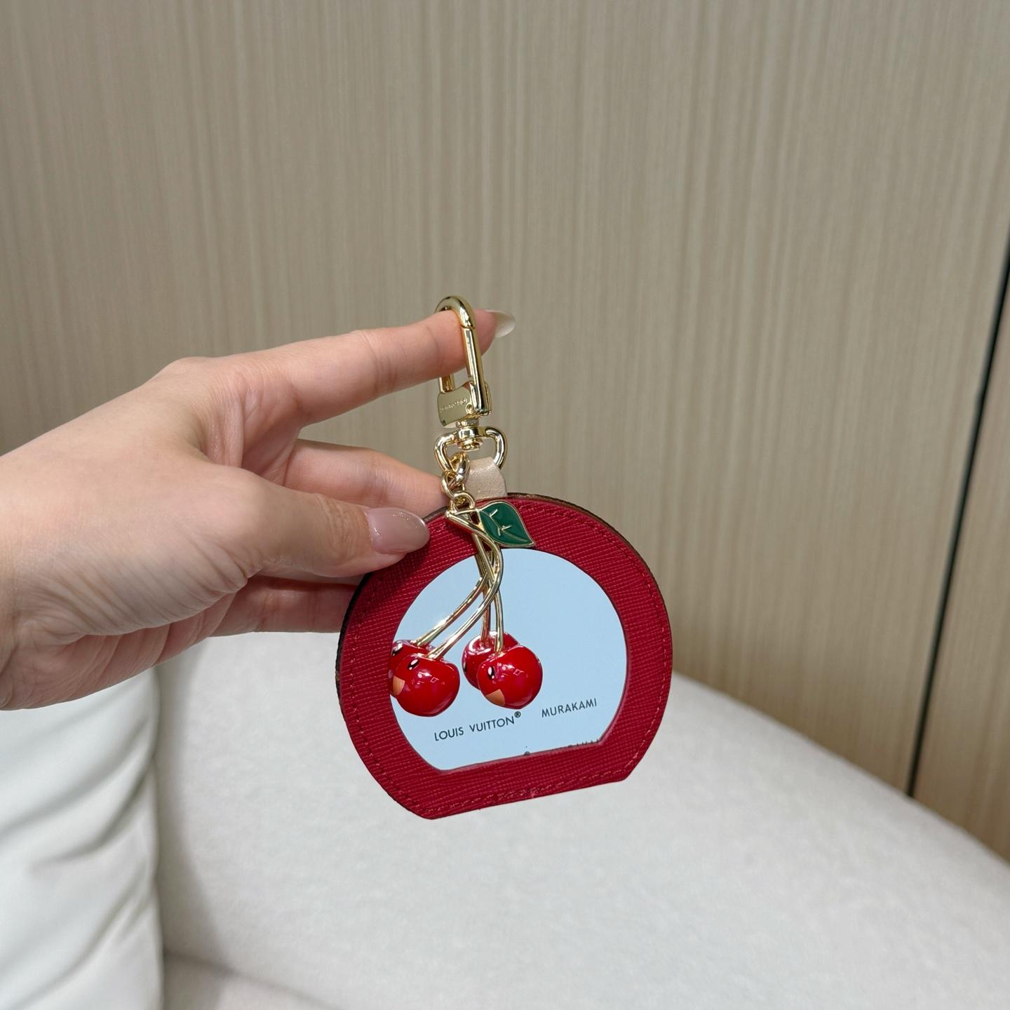 Louis Vuitton LV x TM Cerise LV Mini Mirror Bag Charm   M02830 - FashionPlug