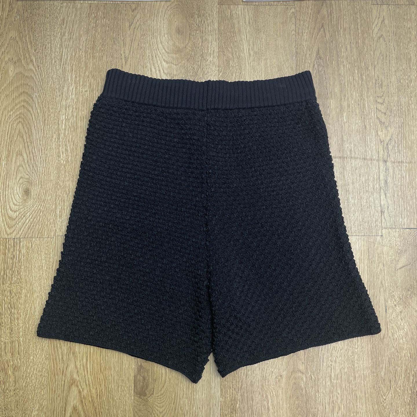 Casablanca Textured Cotton Drawstring Shorts   D0093 - FashionPlug