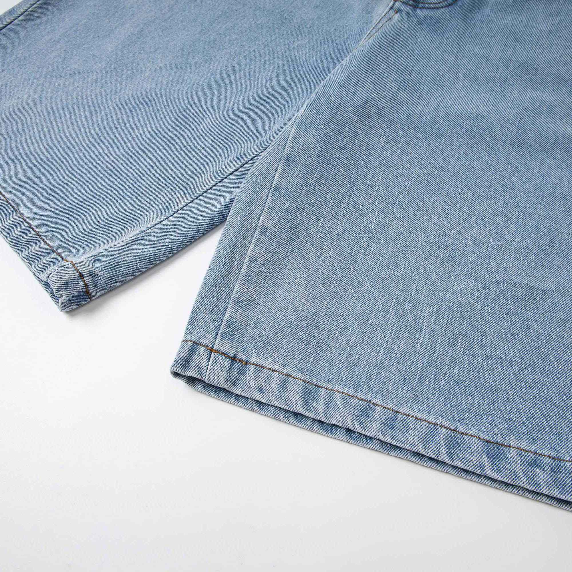 Corteiz Alcatraz Baggy Denim Shorts - FashionPlug