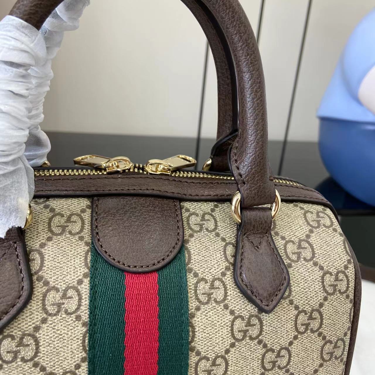 Gucci Ophidia small Boston Bag - FashionPlug