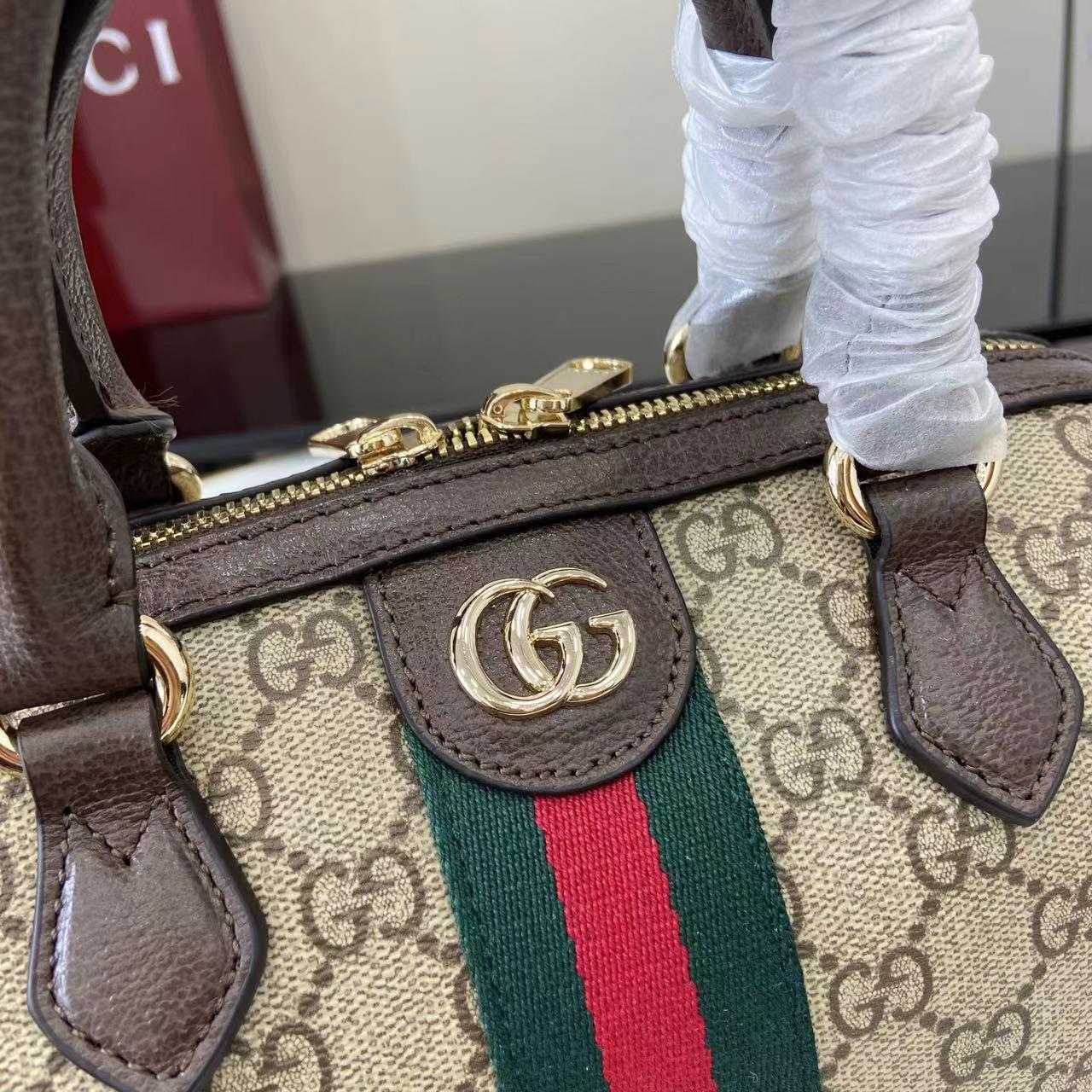 Gucci Ophidia small Boston Bag - FashionPlug