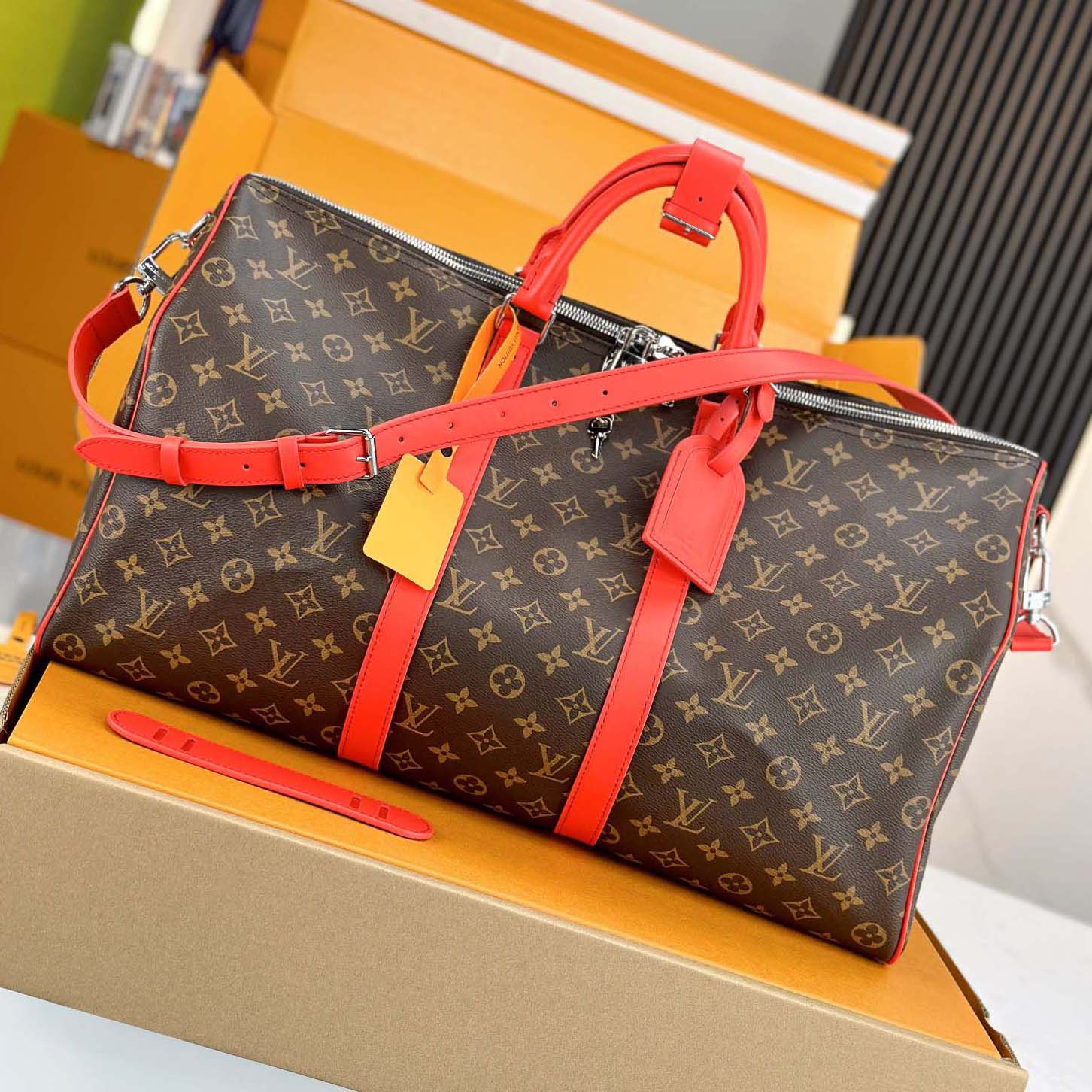 Louis Vuitton Keepall Bandoulière 50  N46769 - FashionPlug
