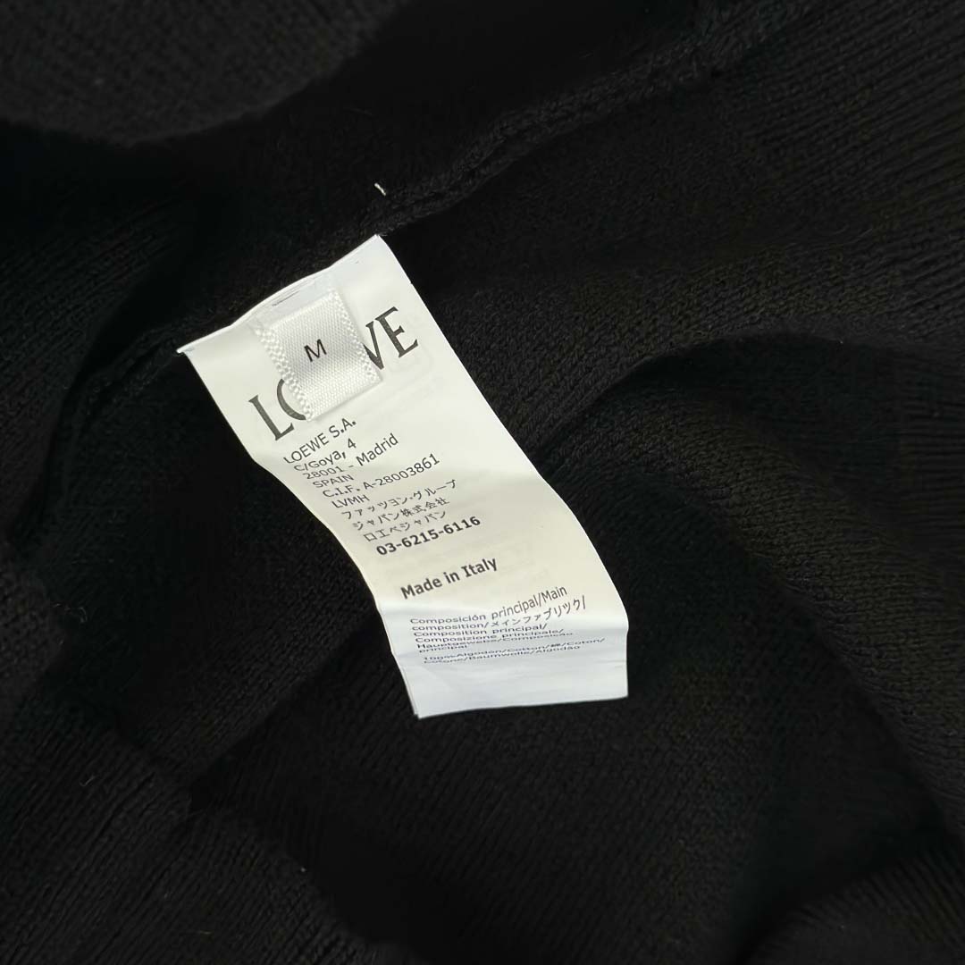 Loewe Anagram Zip-up Hoodie In Wool - FashionPlug