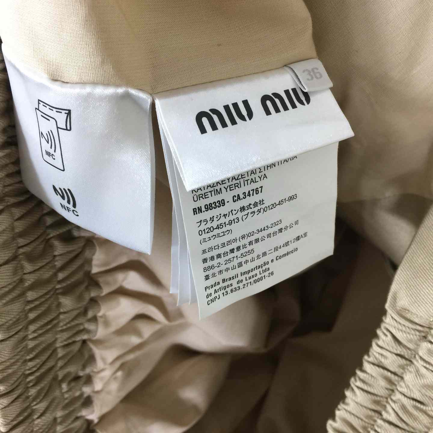 Miu Miu Chino Cloth Blouson Jacket - FashionPlug