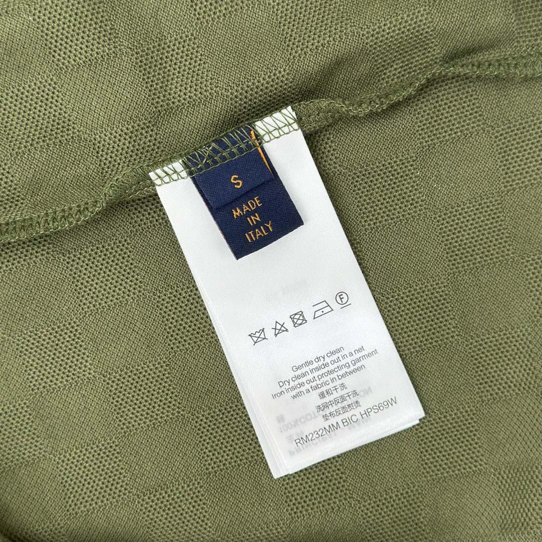 Louis Vuitton Damier Pique T-Shirt   1AGKLH - FashionPlug