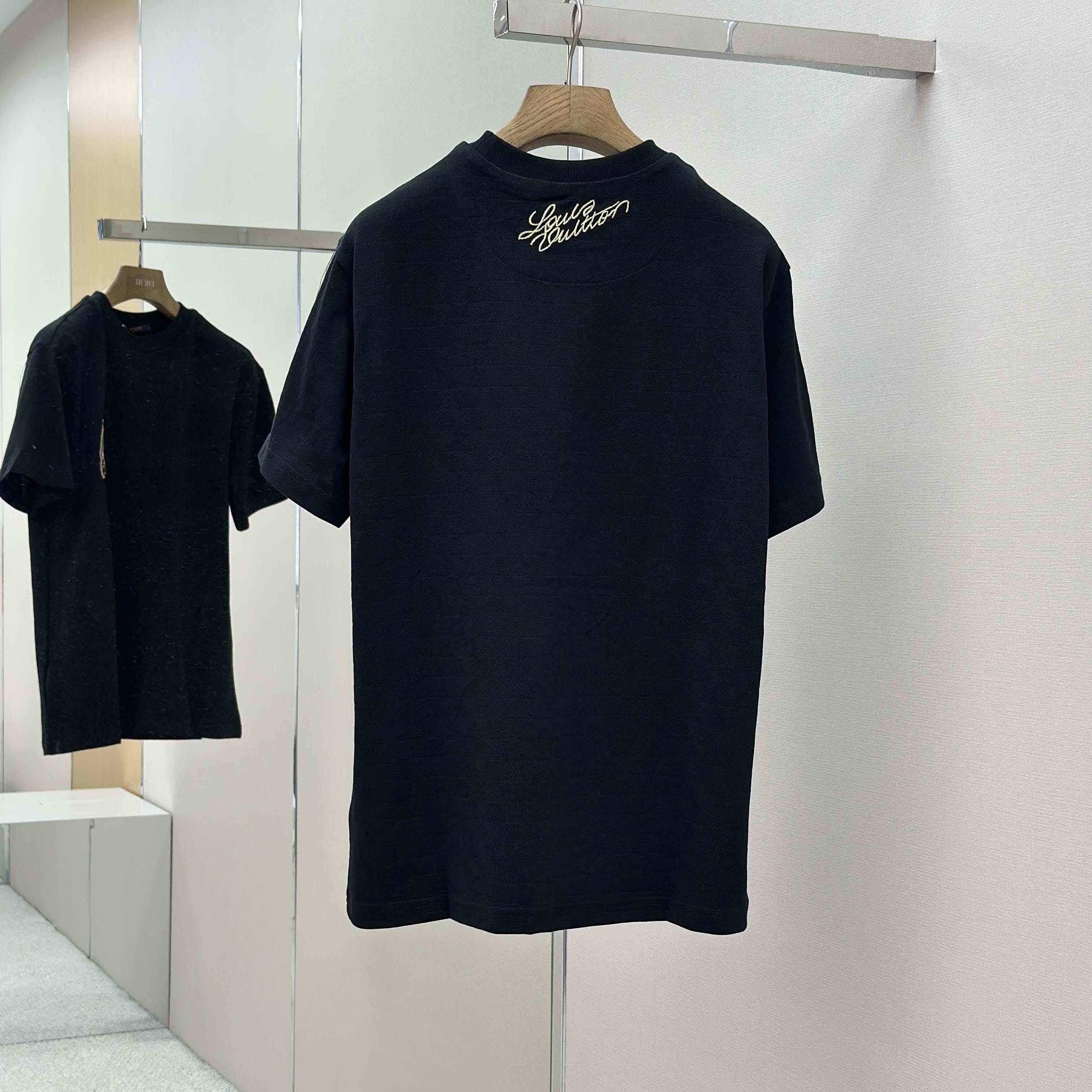 Louis Vuitton Signature Patch Cotton T-Shirt   1AGJZF - FashionPlug