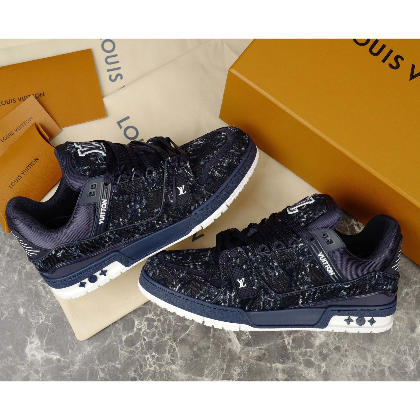 Louis Vuitton LV Trainer Sneaker   1AHWTF - FashionPlug