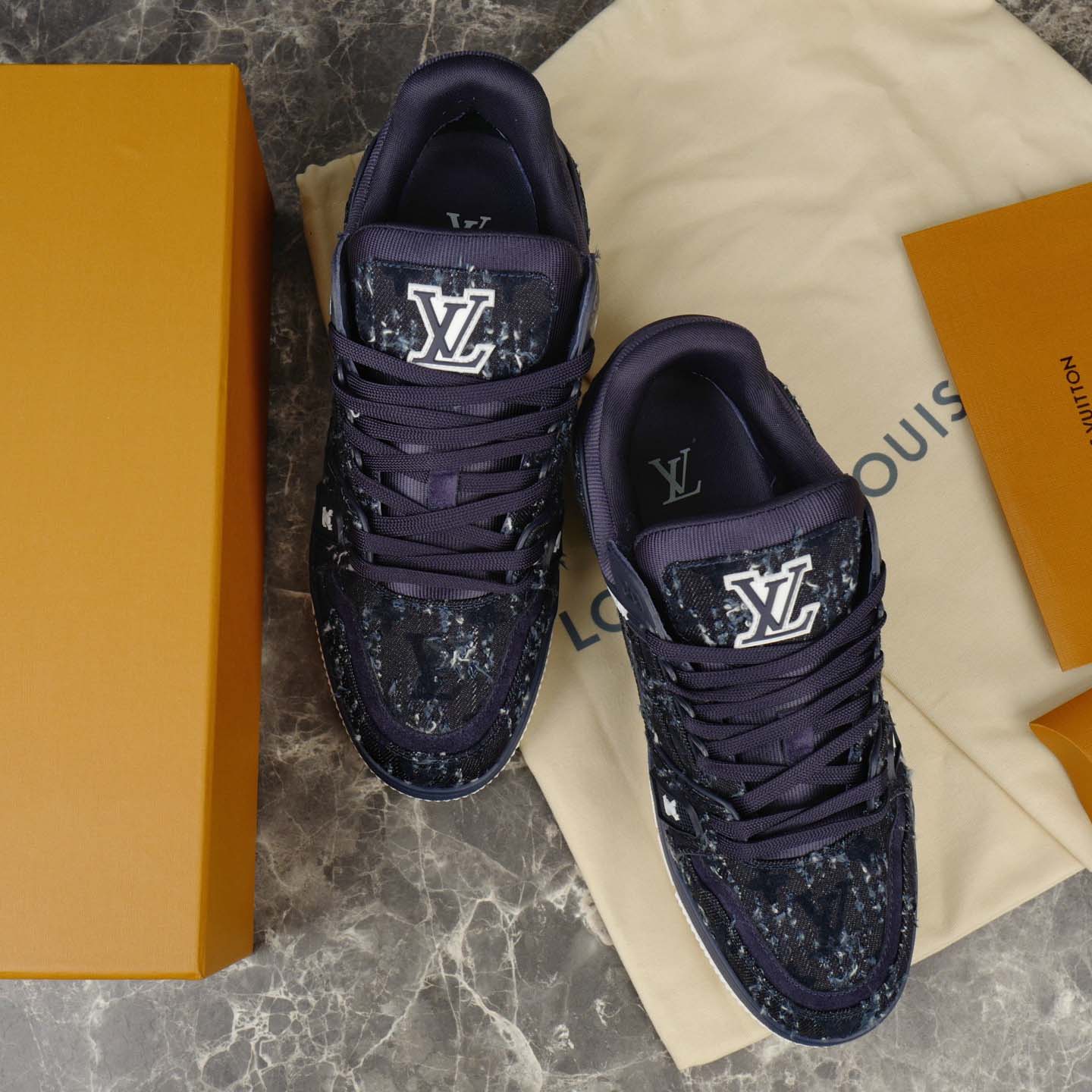 Louis Vuitton LV Trainer Sneaker   1AHWTF - FashionPlug