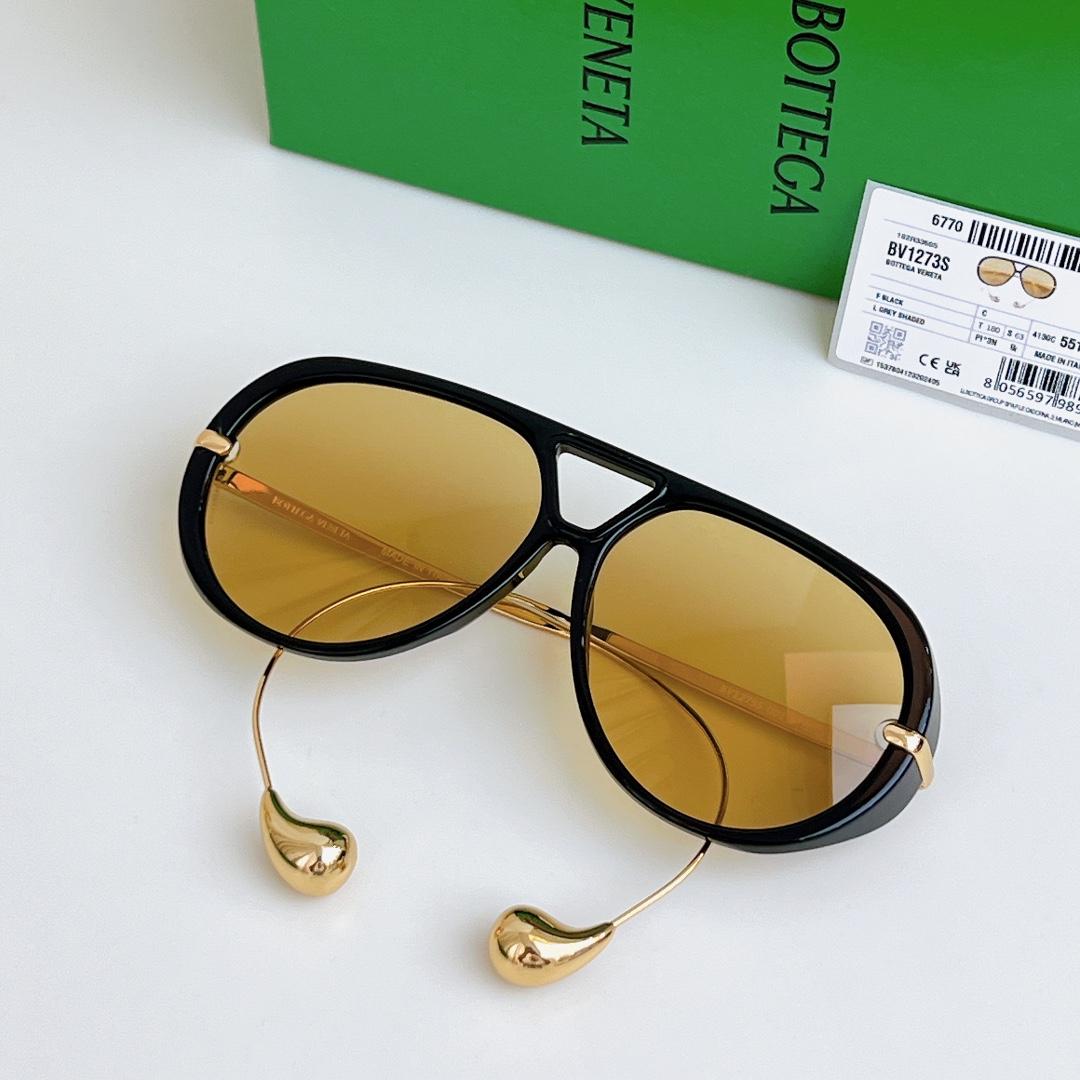 Bottega Veneta Drop Aviator Sunglasses  BV1273S - FashionPlug