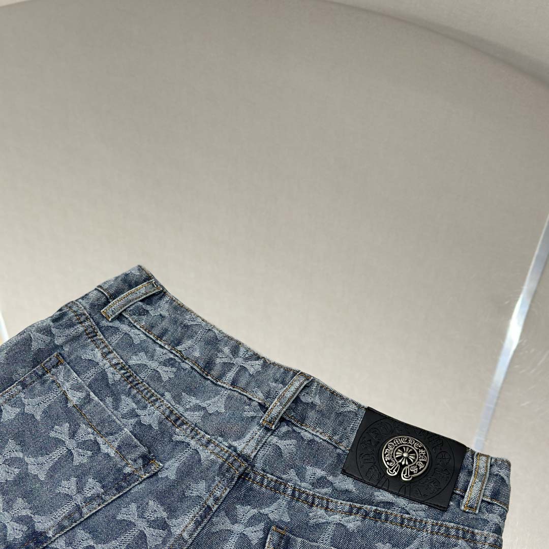 Chrome Hearts Denim Short - FashionPlug