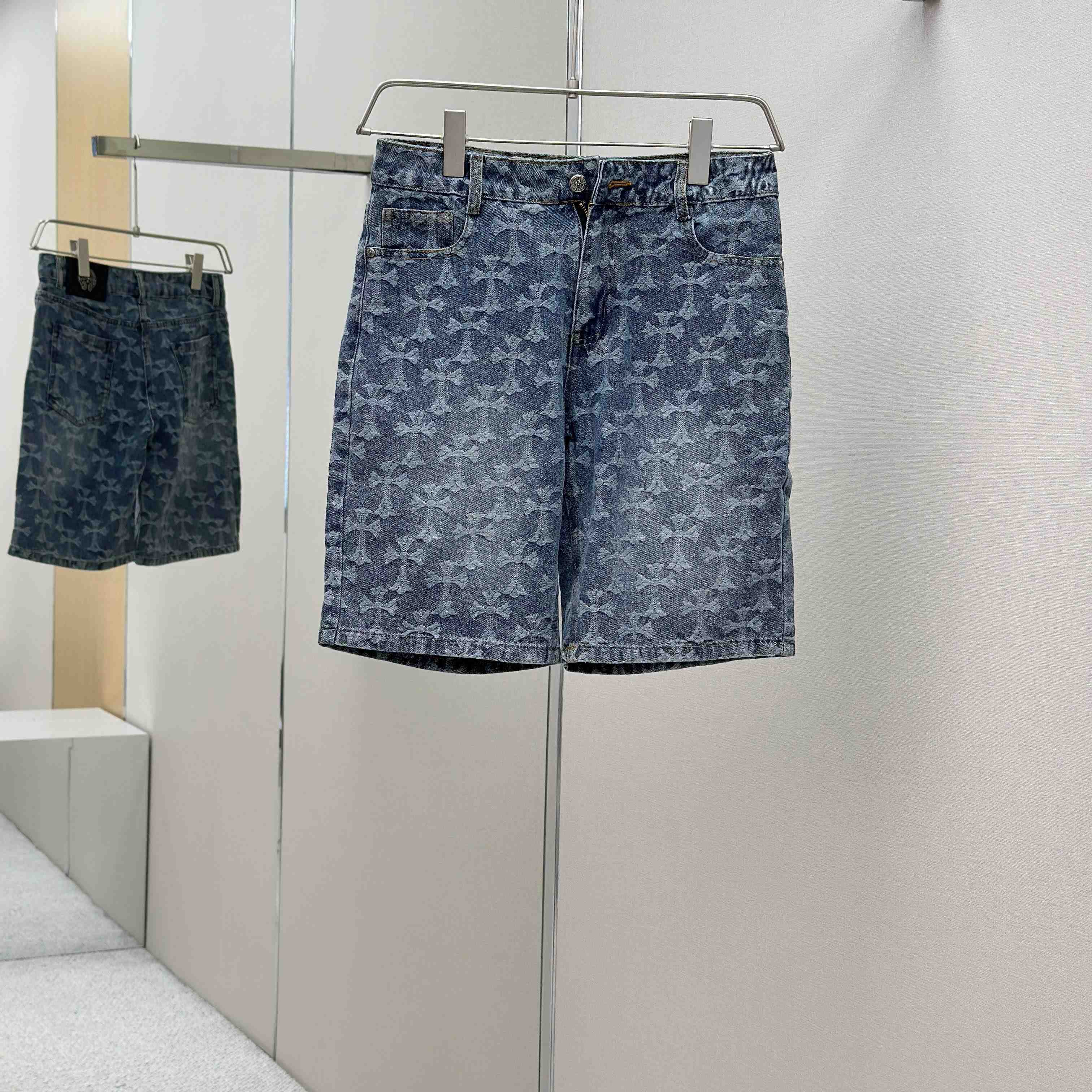 Chrome Hearts Denim Short - FashionPlug