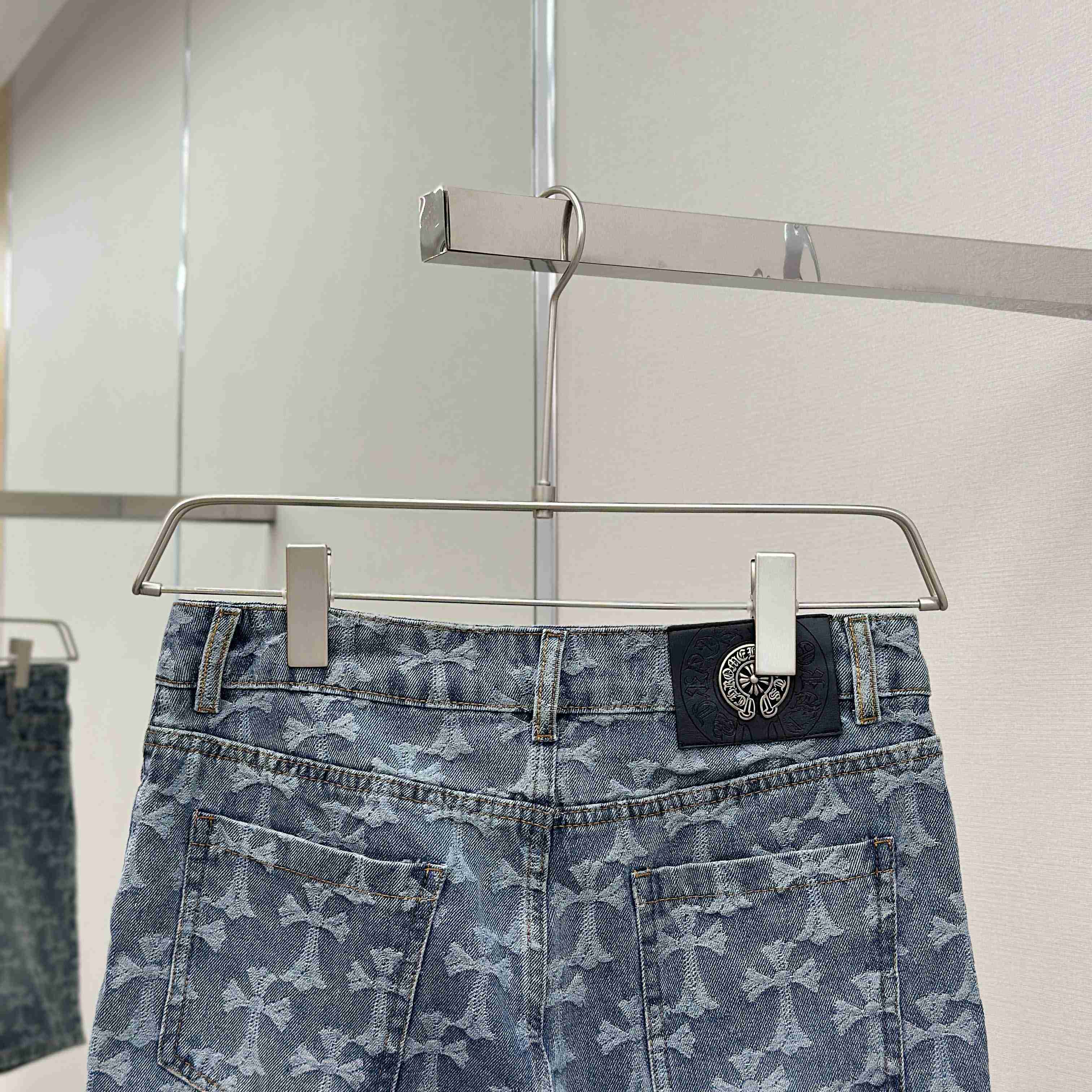 Chrome Hearts Denim Short - FashionPlug