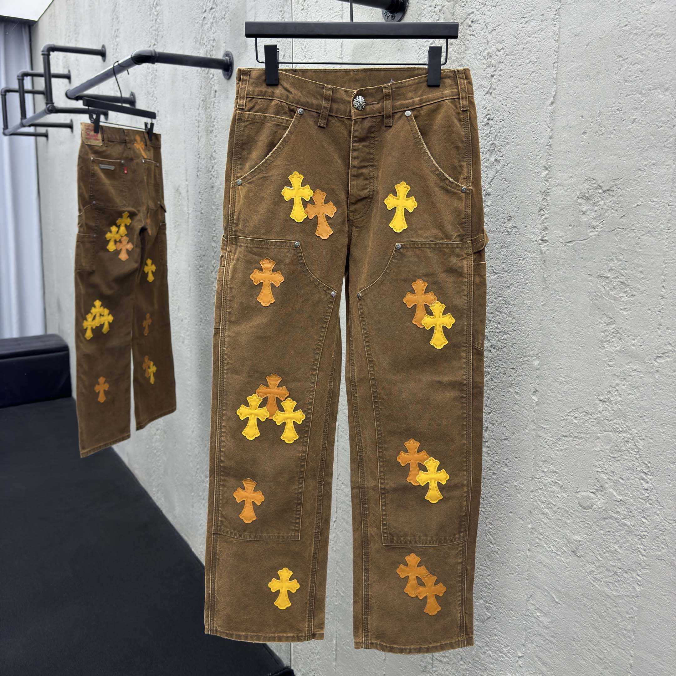 Chrome Hearts Cross Jeans - FashionPlug