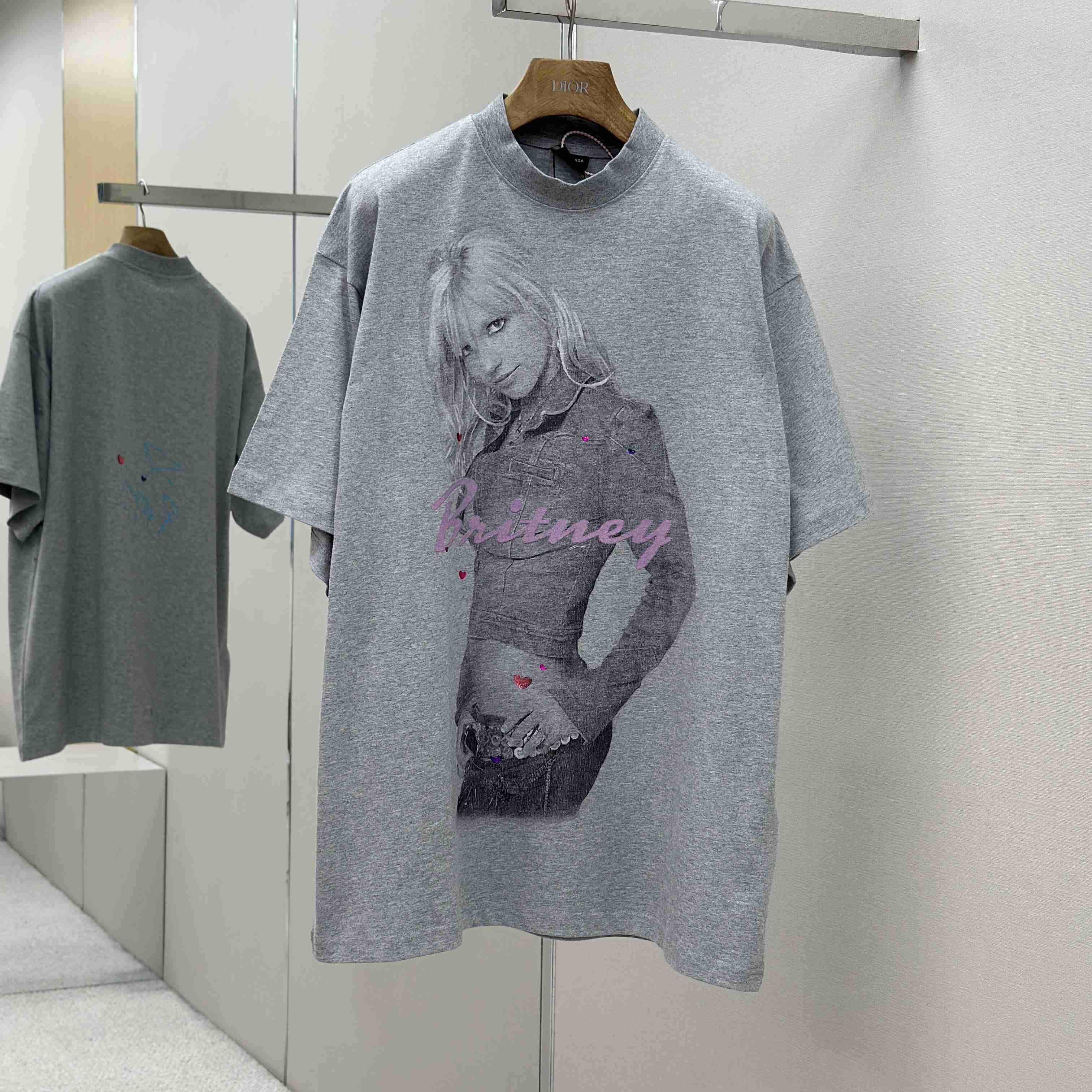 Balenciaga Music | Britney Spears Series T-Shirt - FashionPlug