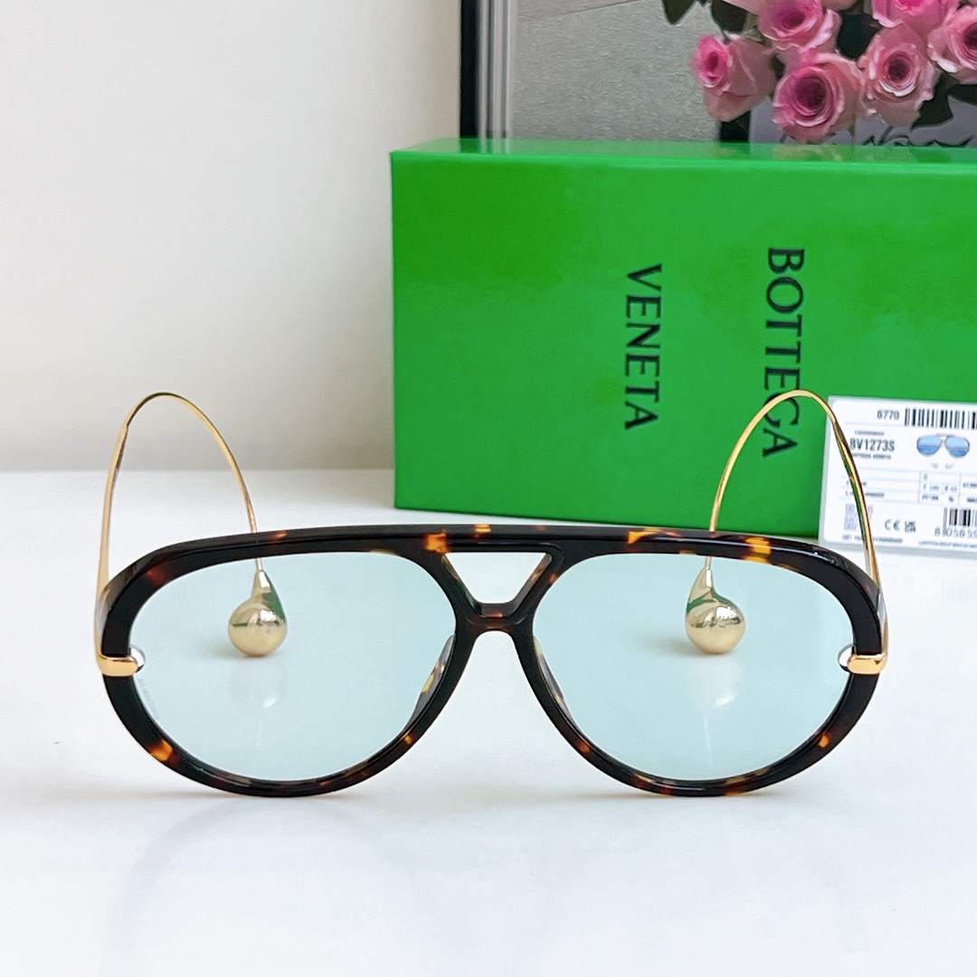 Bottega Veneta Drop Aviator Sunglasses  BV1273S - FashionPlug