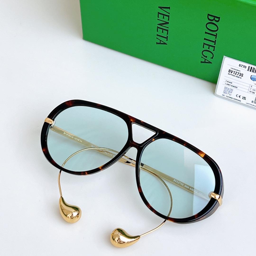 Bottega Veneta Drop Aviator Sunglasses  BV1273S - FashionPlug