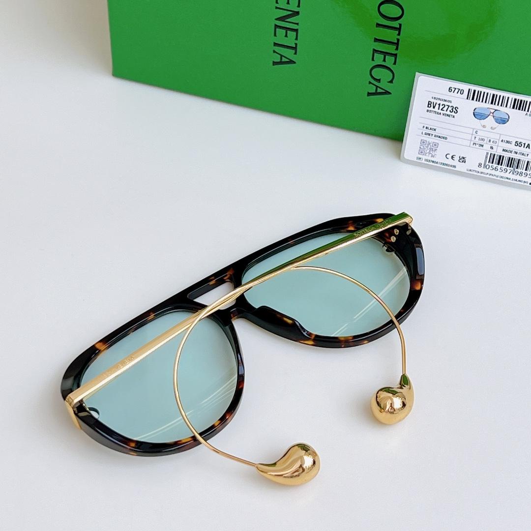 Bottega Veneta Drop Aviator Sunglasses  BV1273S - FashionPlug