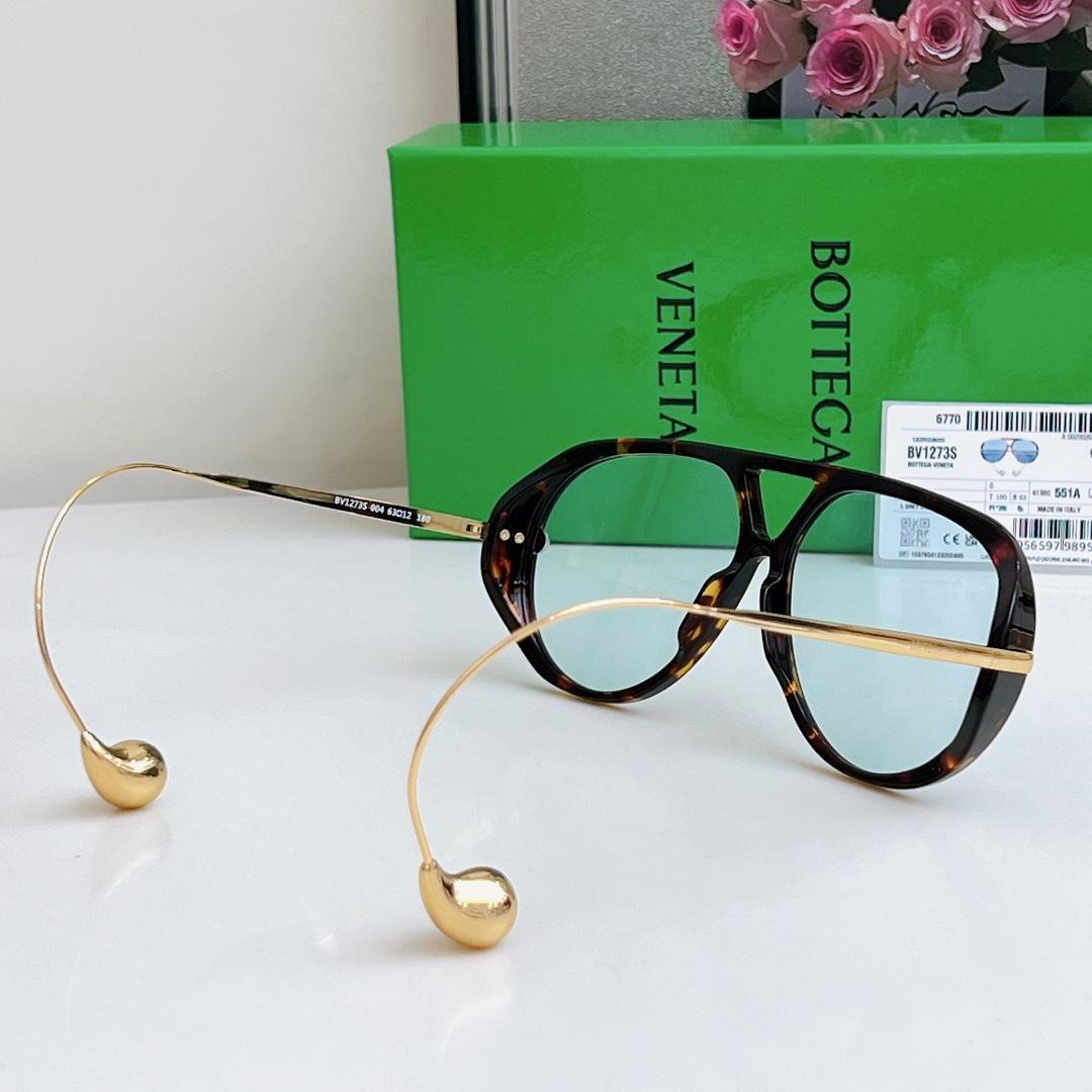 Bottega Veneta Drop Aviator Sunglasses  BV1273S - FashionPlug