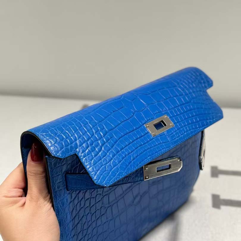 Hermes Kelly Depeche Malachite 25cm - FashionPlug