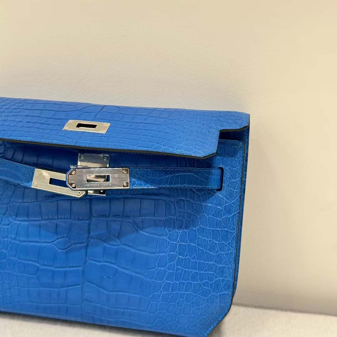 Hermes Kelly Depeche Malachite 25cm - FashionPlug