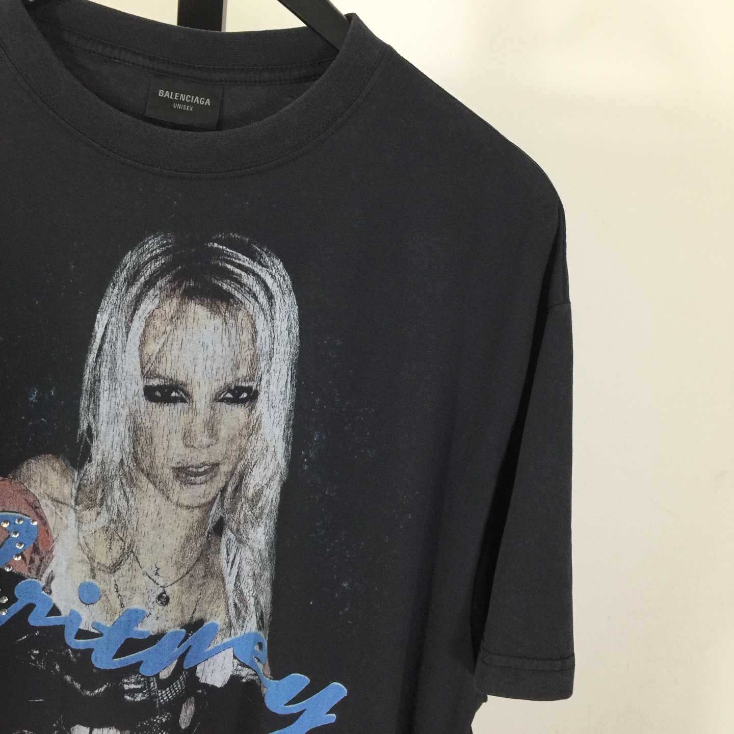 Balenciaga Music | Britney Spears Series Oversized T-Shirt  - FashionPlug