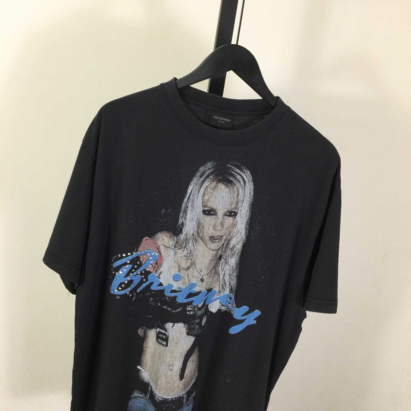 Balenciaga Music | Britney Spears Series Oversized T-Shirt  - FashionPlug