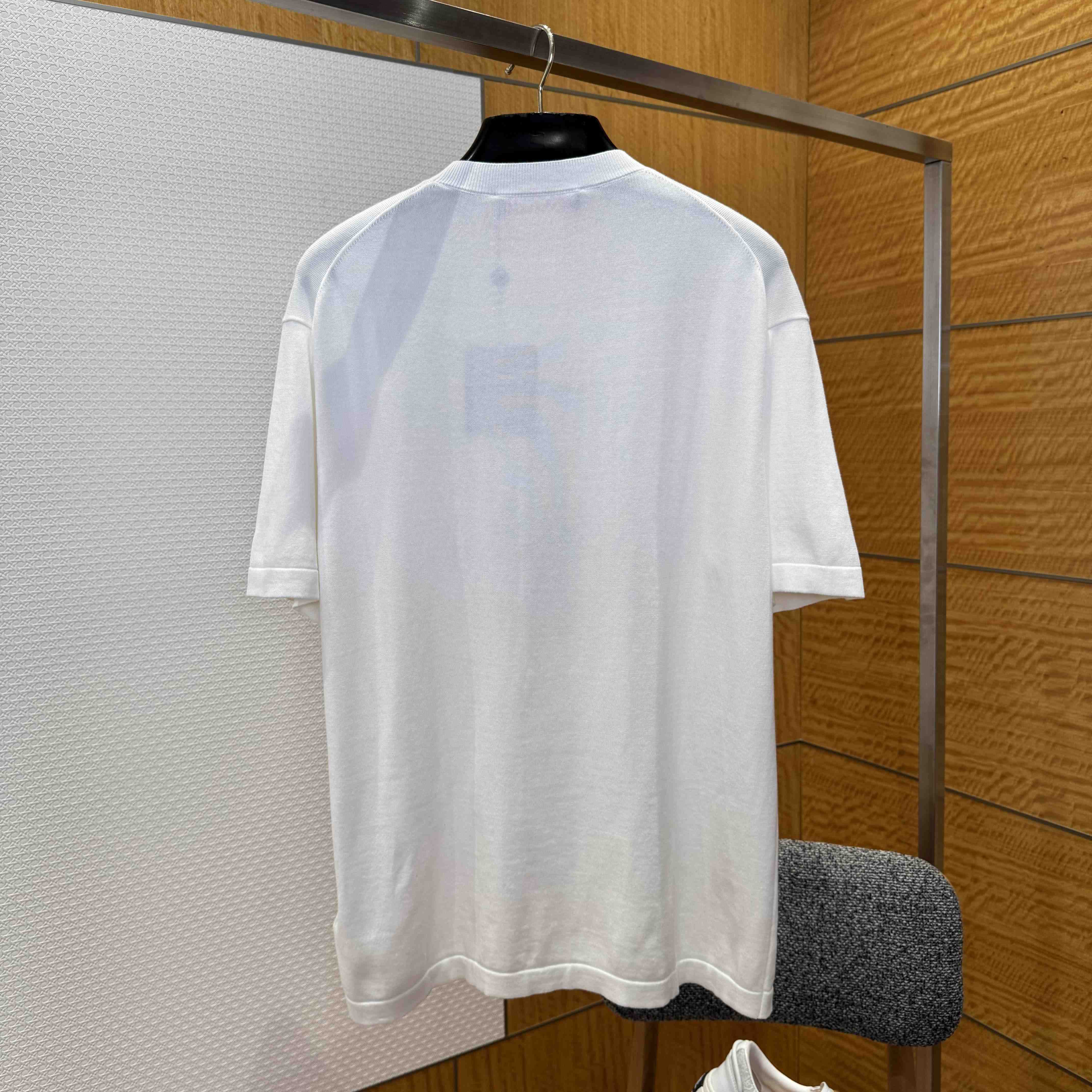 Louis Vuitton Short-Sleeved Knitted Crewneck   1AIMAU - FashionPlug