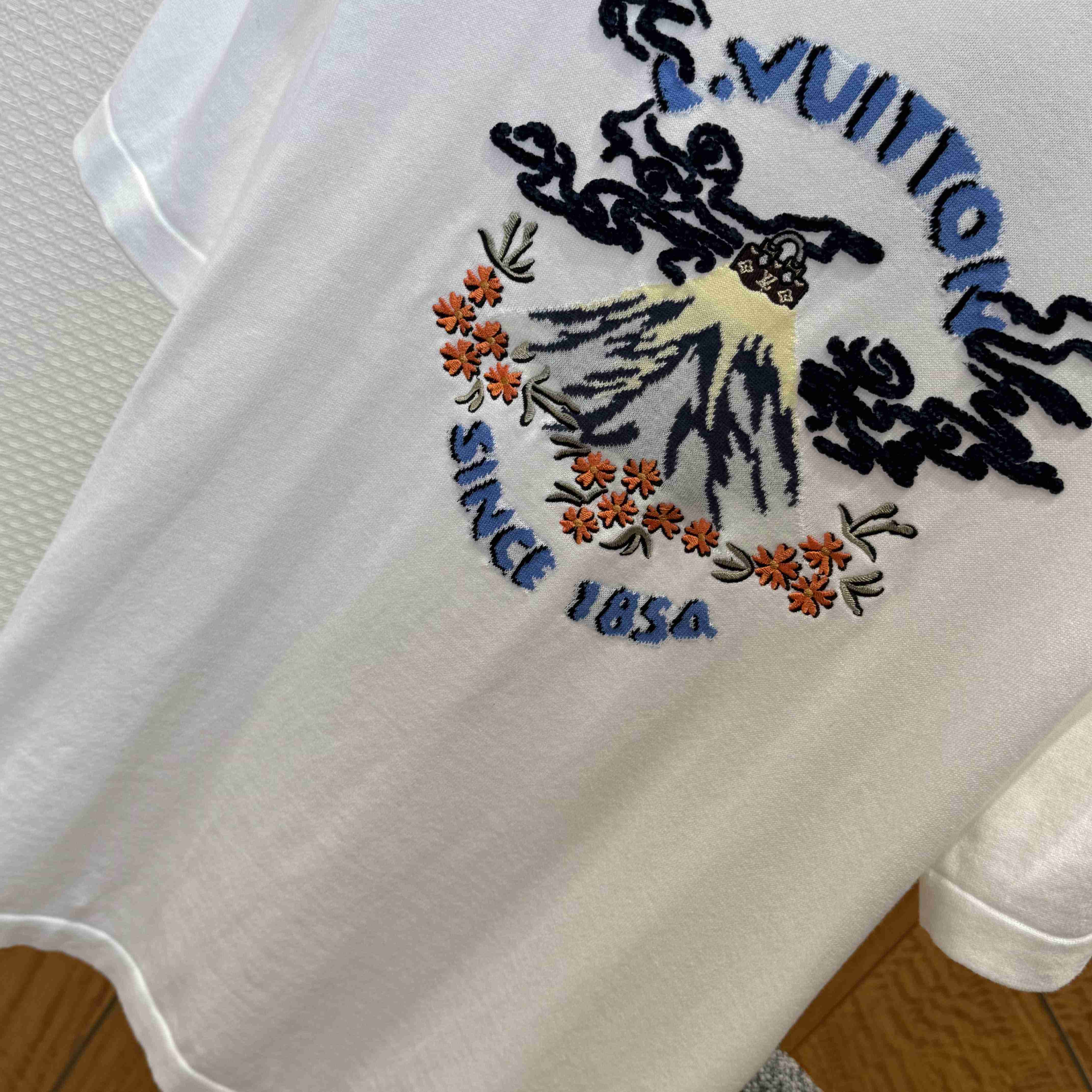 Louis Vuitton Short-Sleeved Knitted Crewneck   1AIMAU - FashionPlug